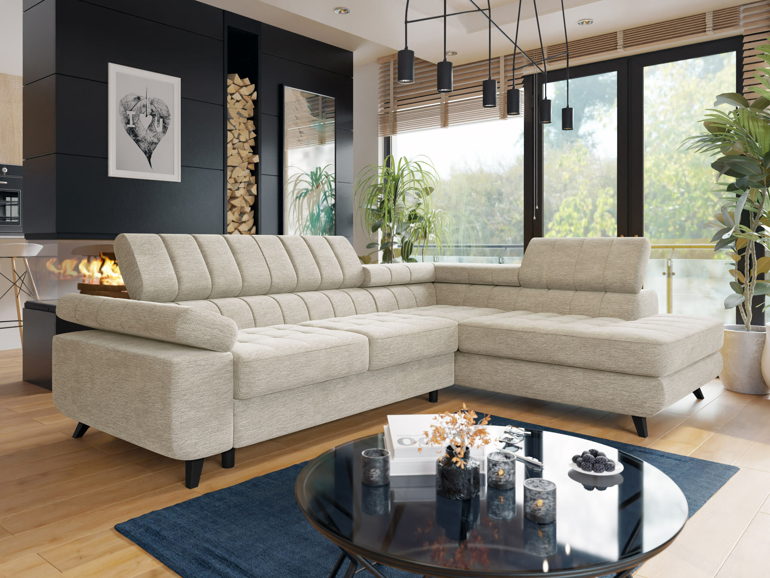 Γωνιακός Καναπές Comfivo Agnus (Nazar 225.02)