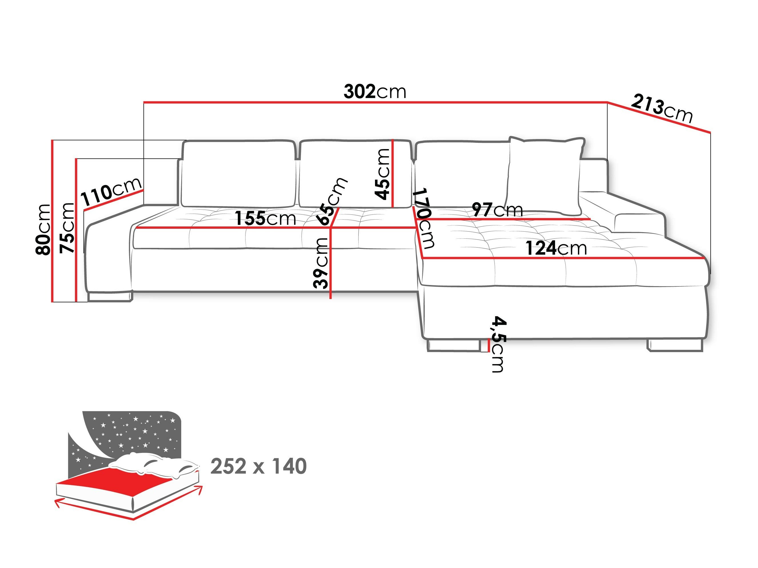 Γωνιακός Καναπές Comfivo Nitor II (Venus Velvet 2911 + Miu 2059)