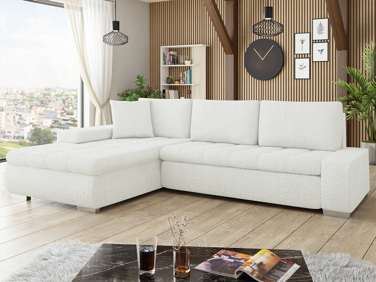 Γωνιακός Καναπές Comfivo Nitor II (Boucle Abriamo 04)