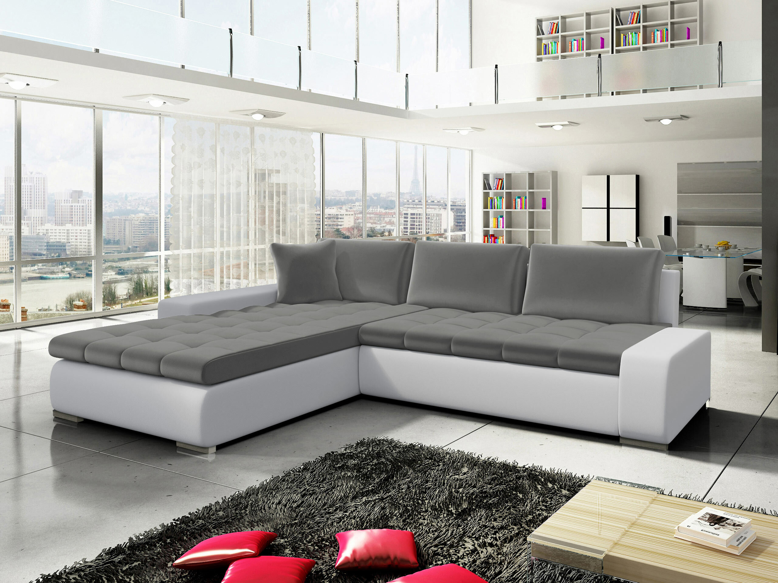 Γωνιακός Καναπές Comfivo Nitor II (Soft 017 + Magic Velvet 2217)