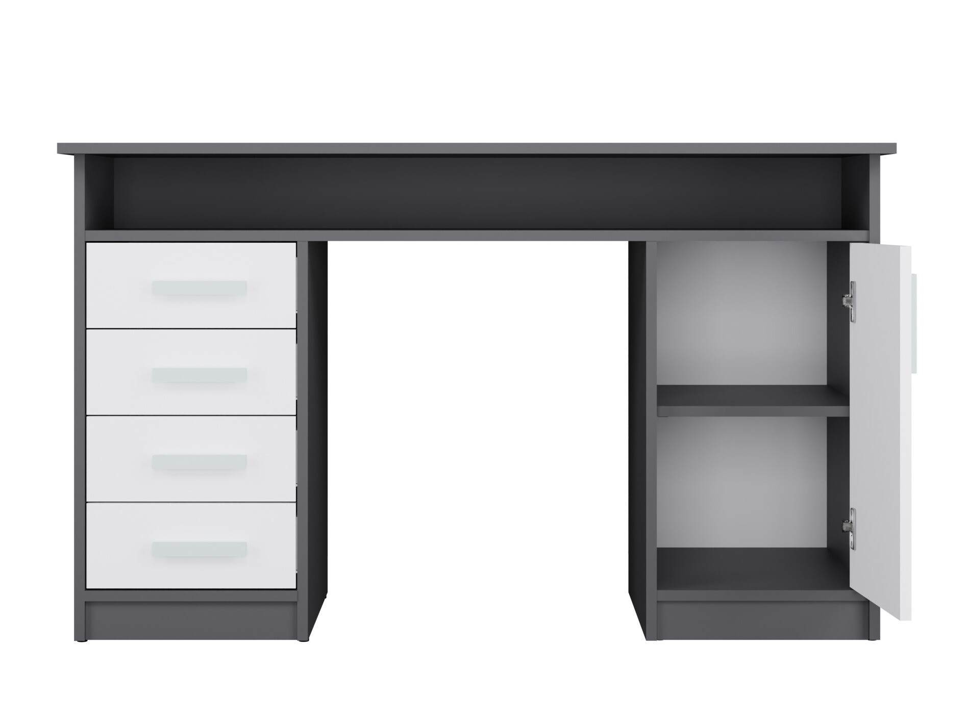 Γραφείο Mandeville 329 (Άσπρο + Ανθρακί)