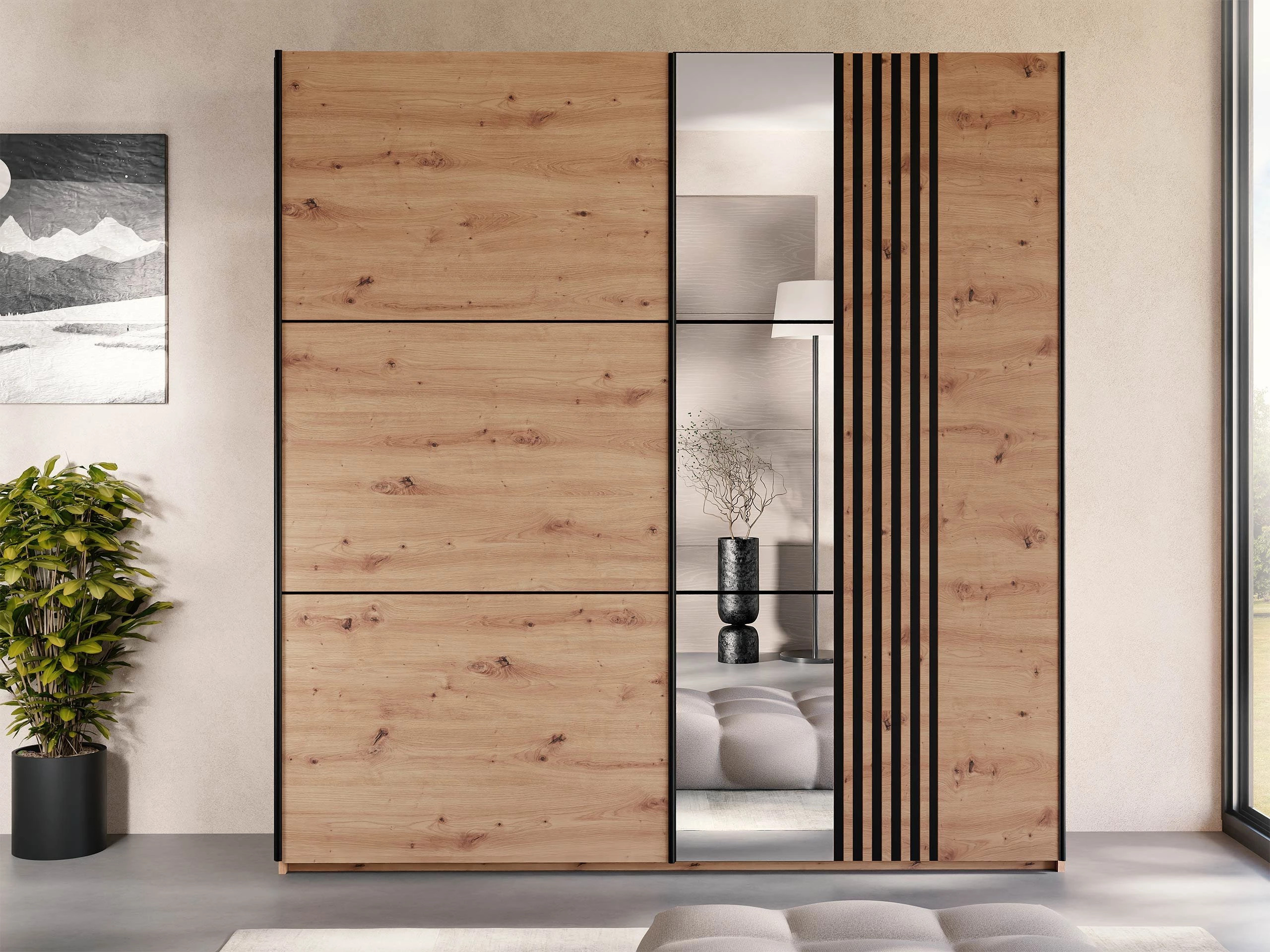 Ντουλάπα Honolulu 253 (Artisan βελανιδιά)