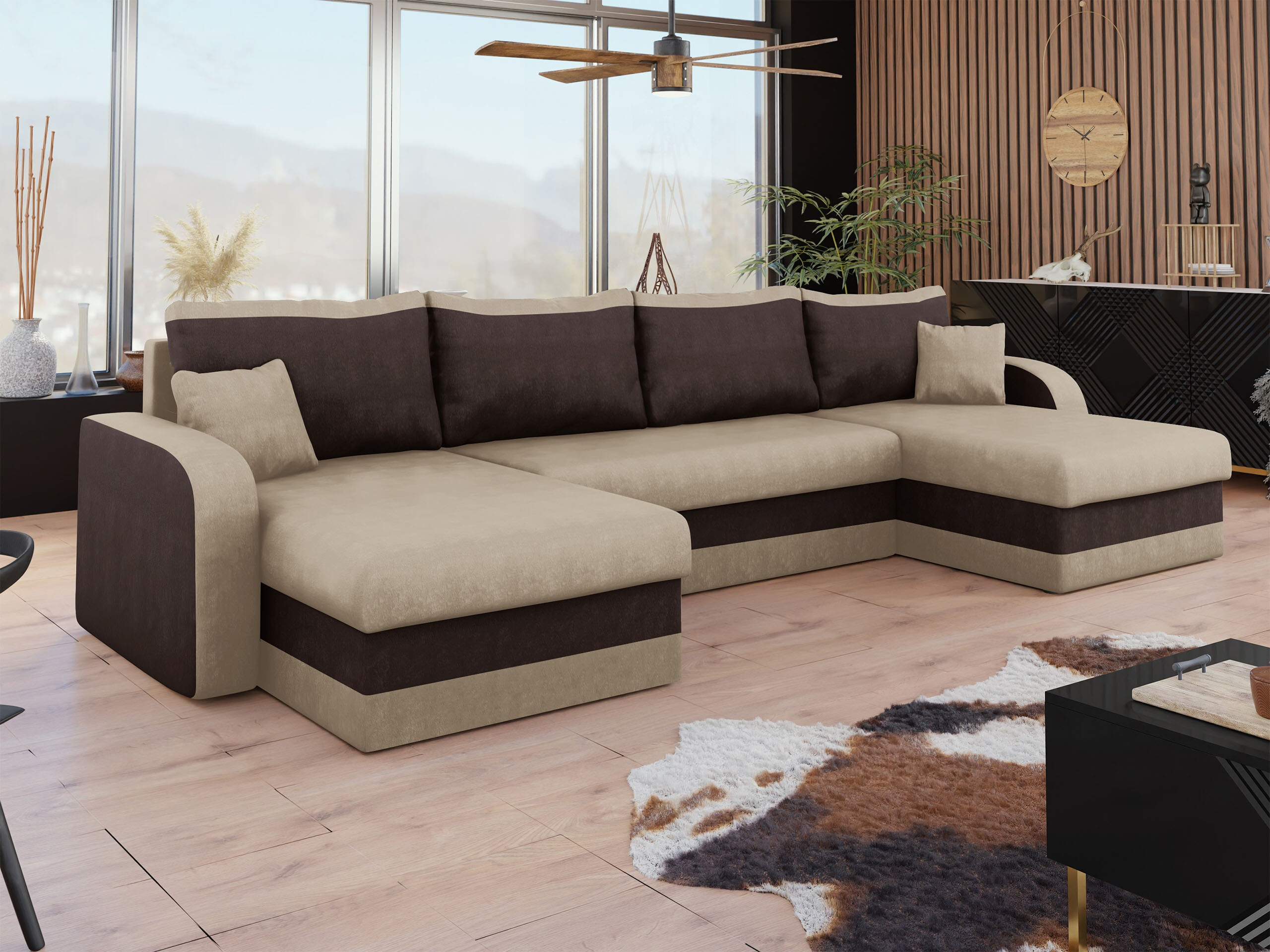 Γωνιακός Καναπές Comfivo Melissa IV (Alova 07 + Alova 68)
