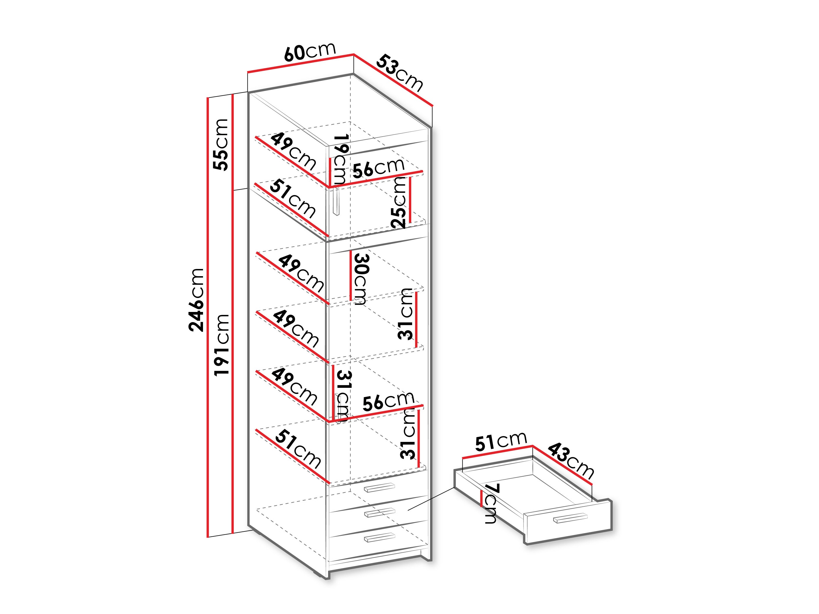 Βιβλιοθήκη Novduni 111 (Μπεζ)