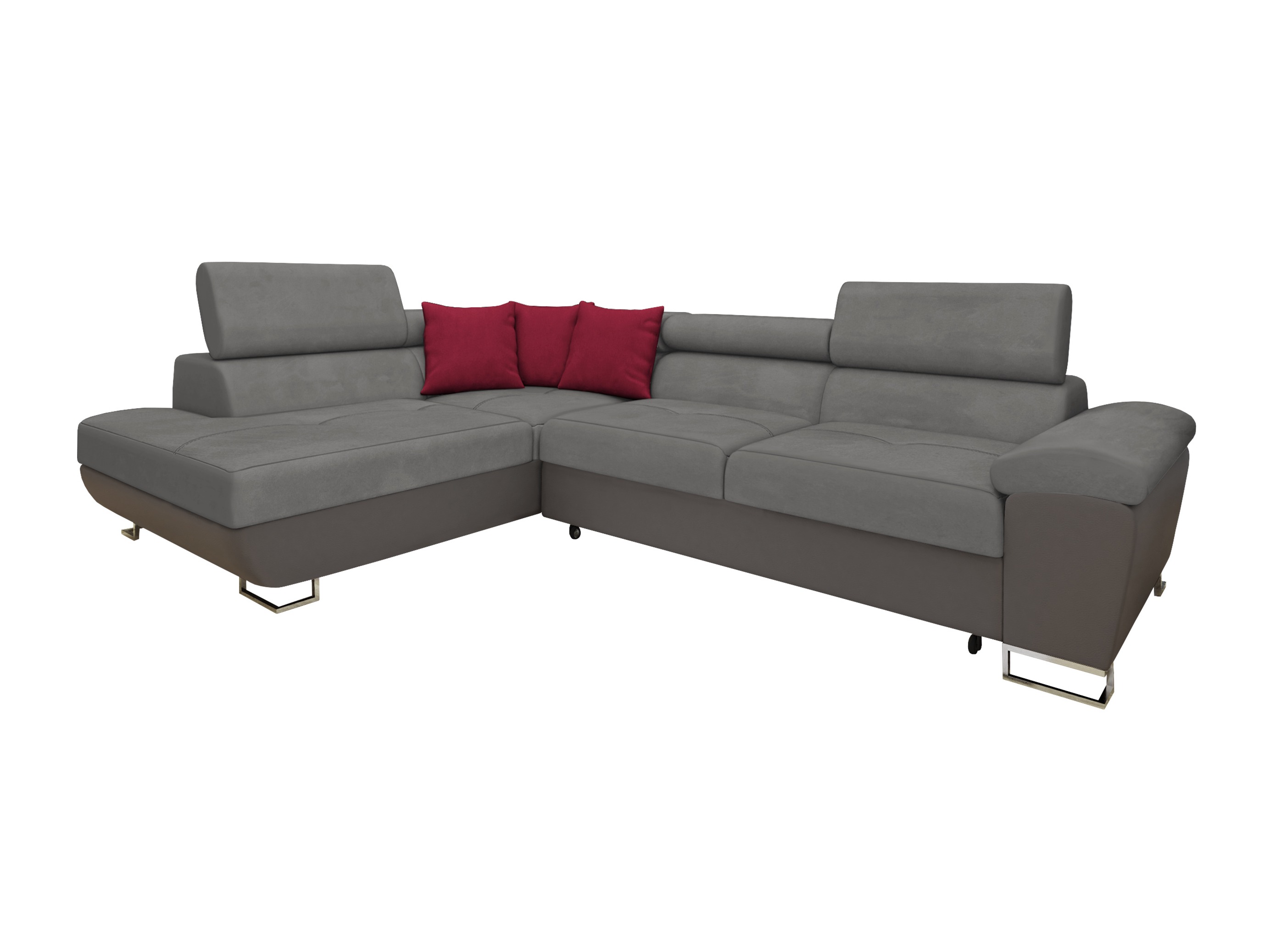 Γωνιακός Καναπές Comfivo Ruta II (Soft 029 + Uttario Velvet 2971 + Kronos 02)