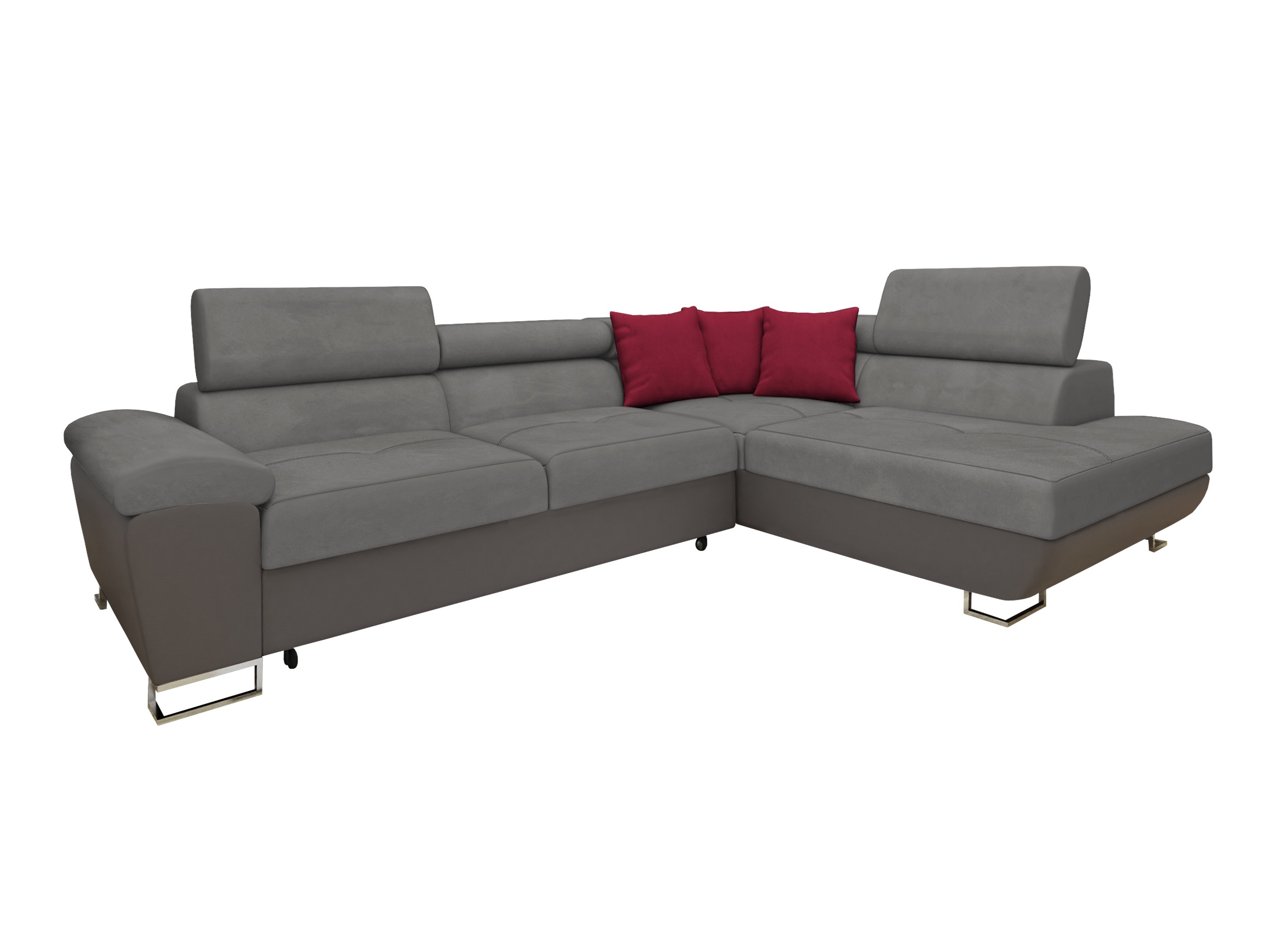 Γωνιακός Καναπές Comfivo Ruta II (Soft 029 + Uttario Velvet 2971 + Kronos 02)