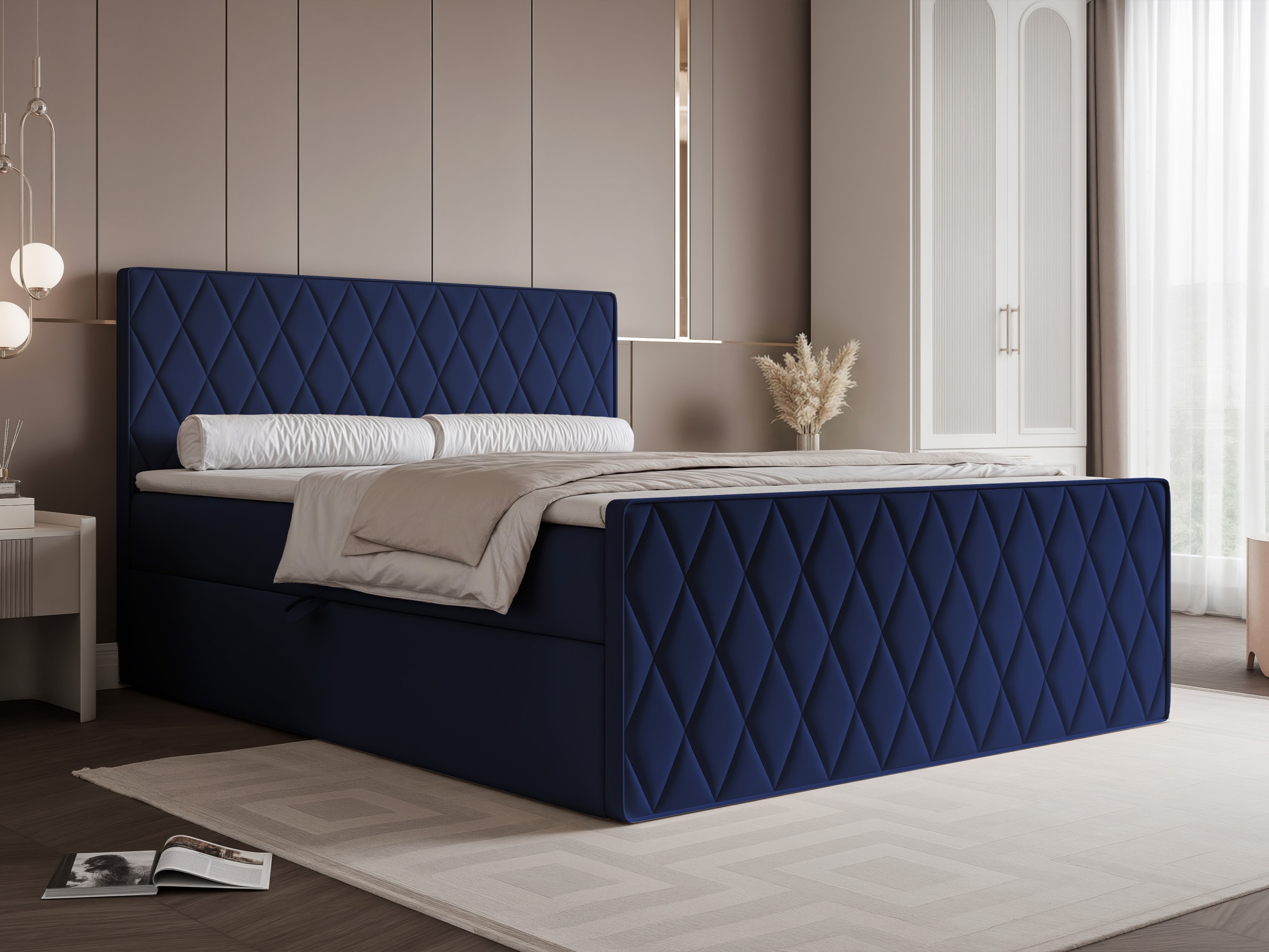 Κρεβάτι continental Martinez 129 (Magic Velvet 2216)
