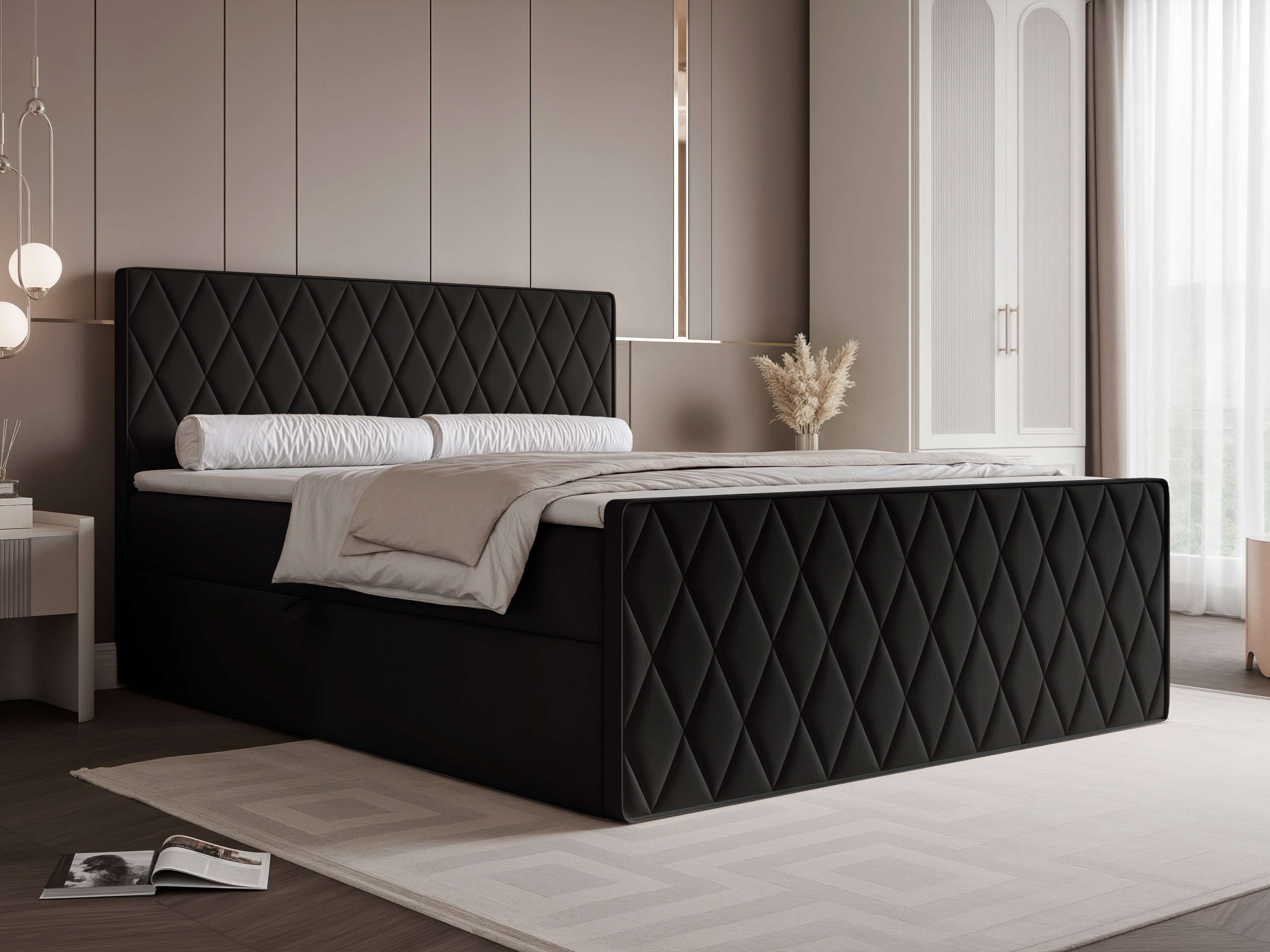 Κρεβάτι continental Martinez 129 (Magic Velvet 2219)