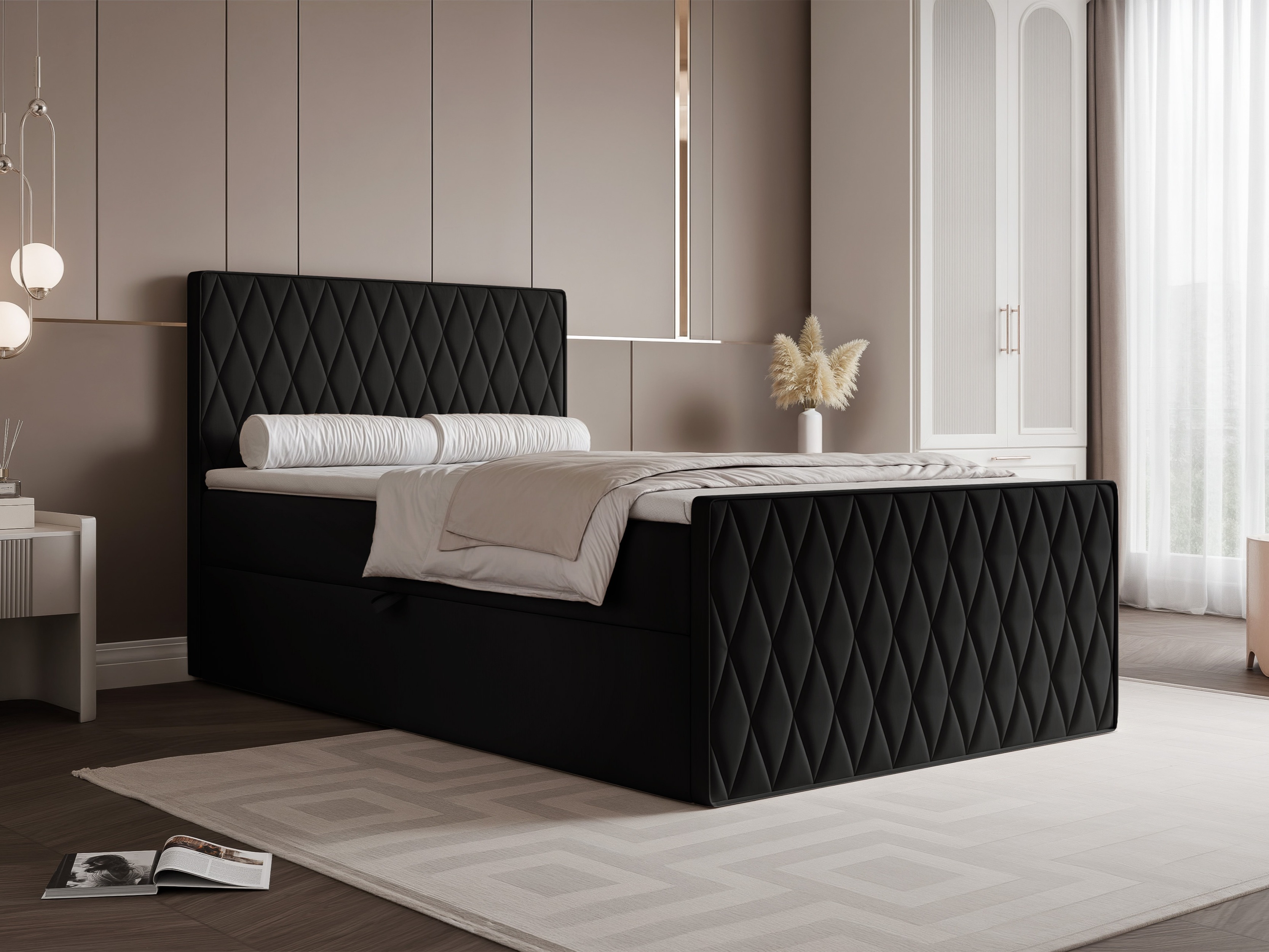 Κρεβάτι continental Martinez 129 (Magic Velvet 2219)