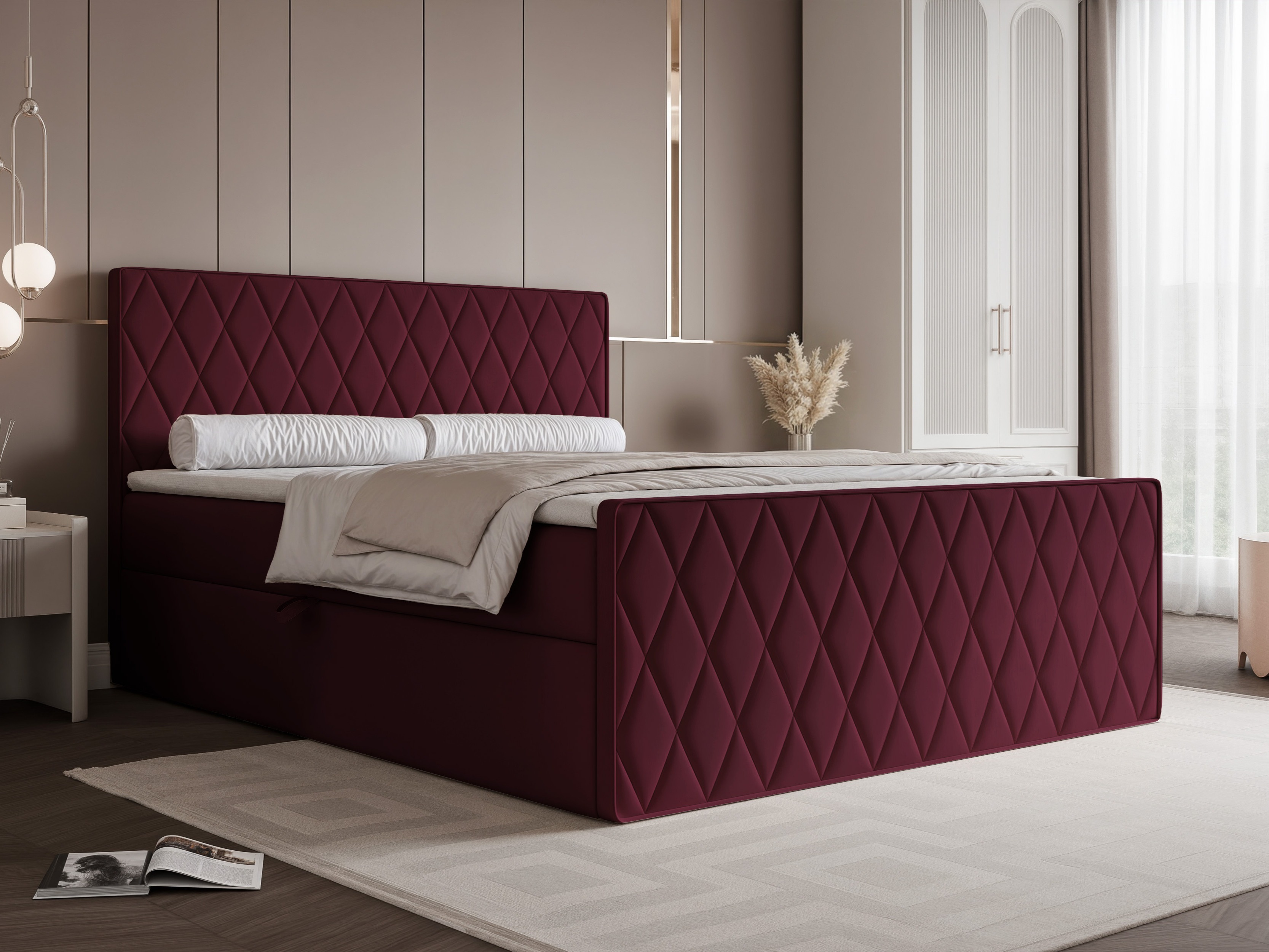 Κρεβάτι continental Martinez 129 (Magic Velvet 2229)