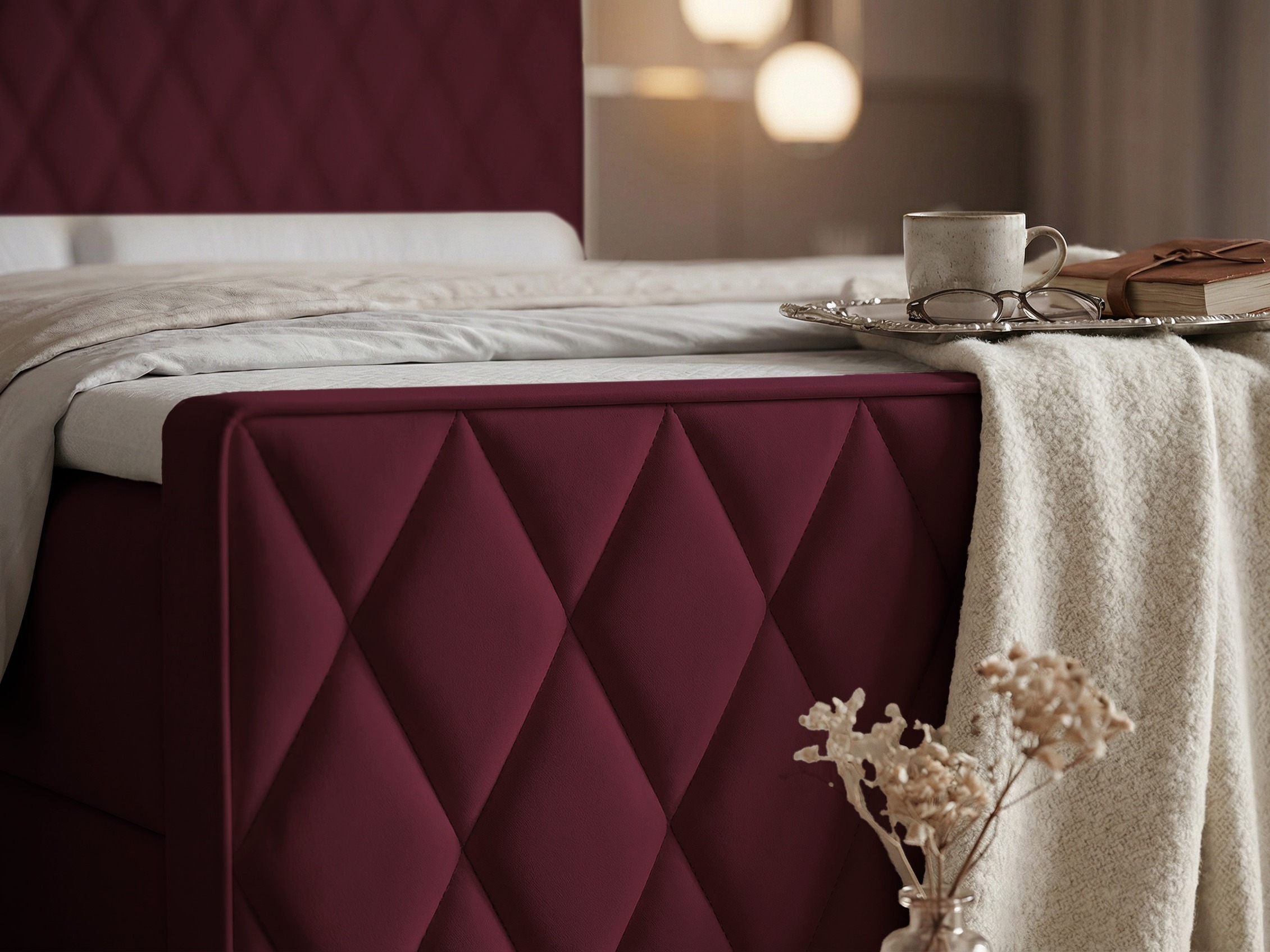 Κρεβάτι continental Martinez 129 (Magic Velvet 2229)