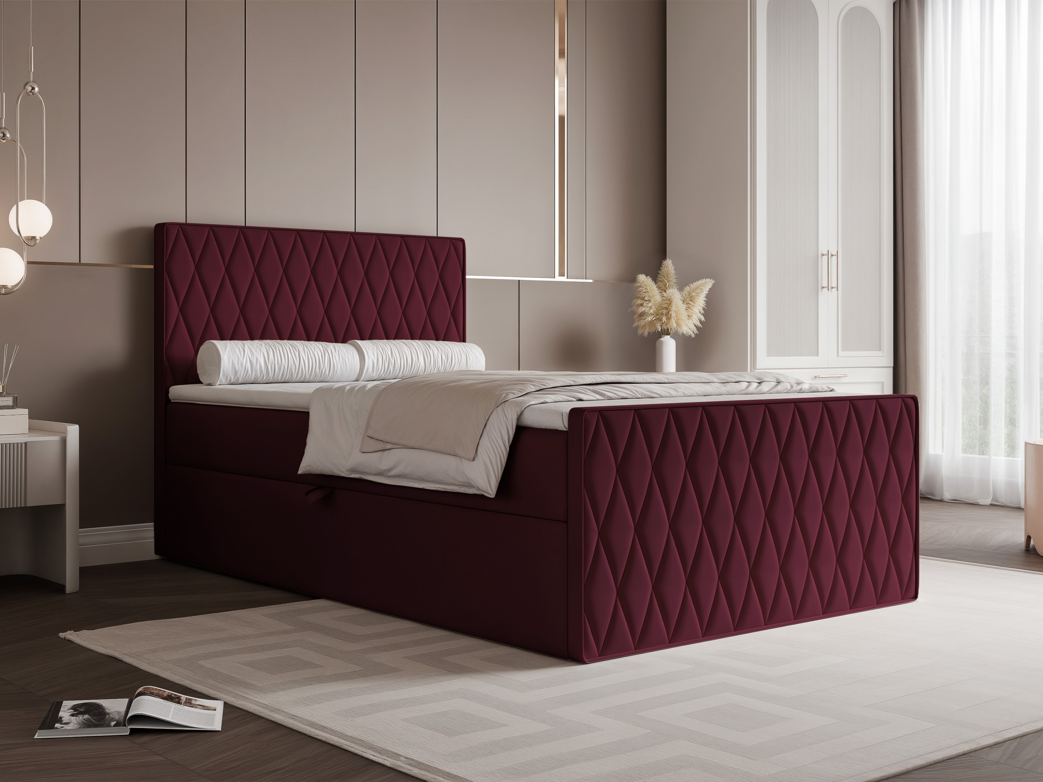 Κρεβάτι continental Martinez 129 (Magic Velvet 2229)