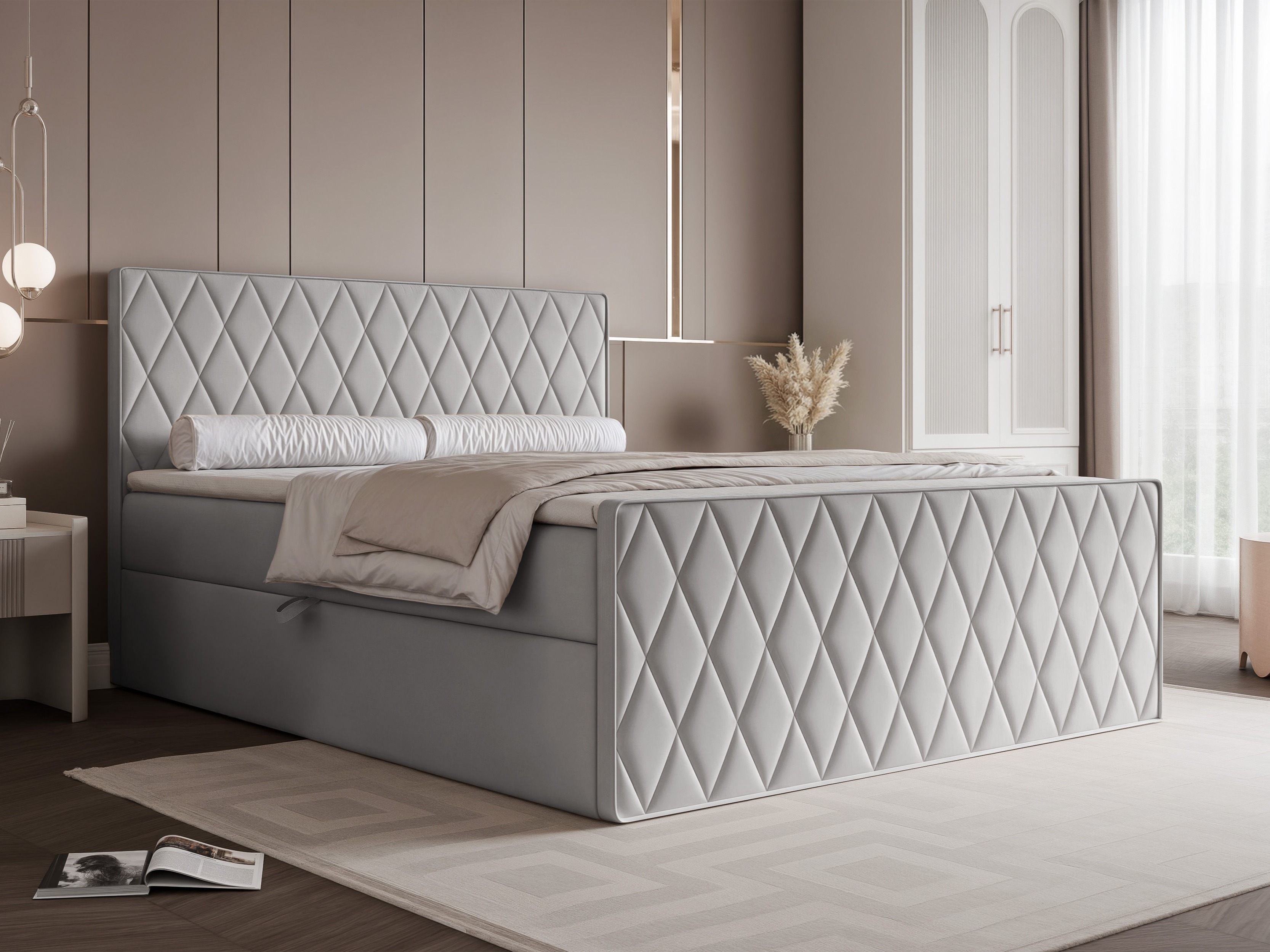 Κρεβάτι continental Martinez 129 (Magic Velvet 2240)