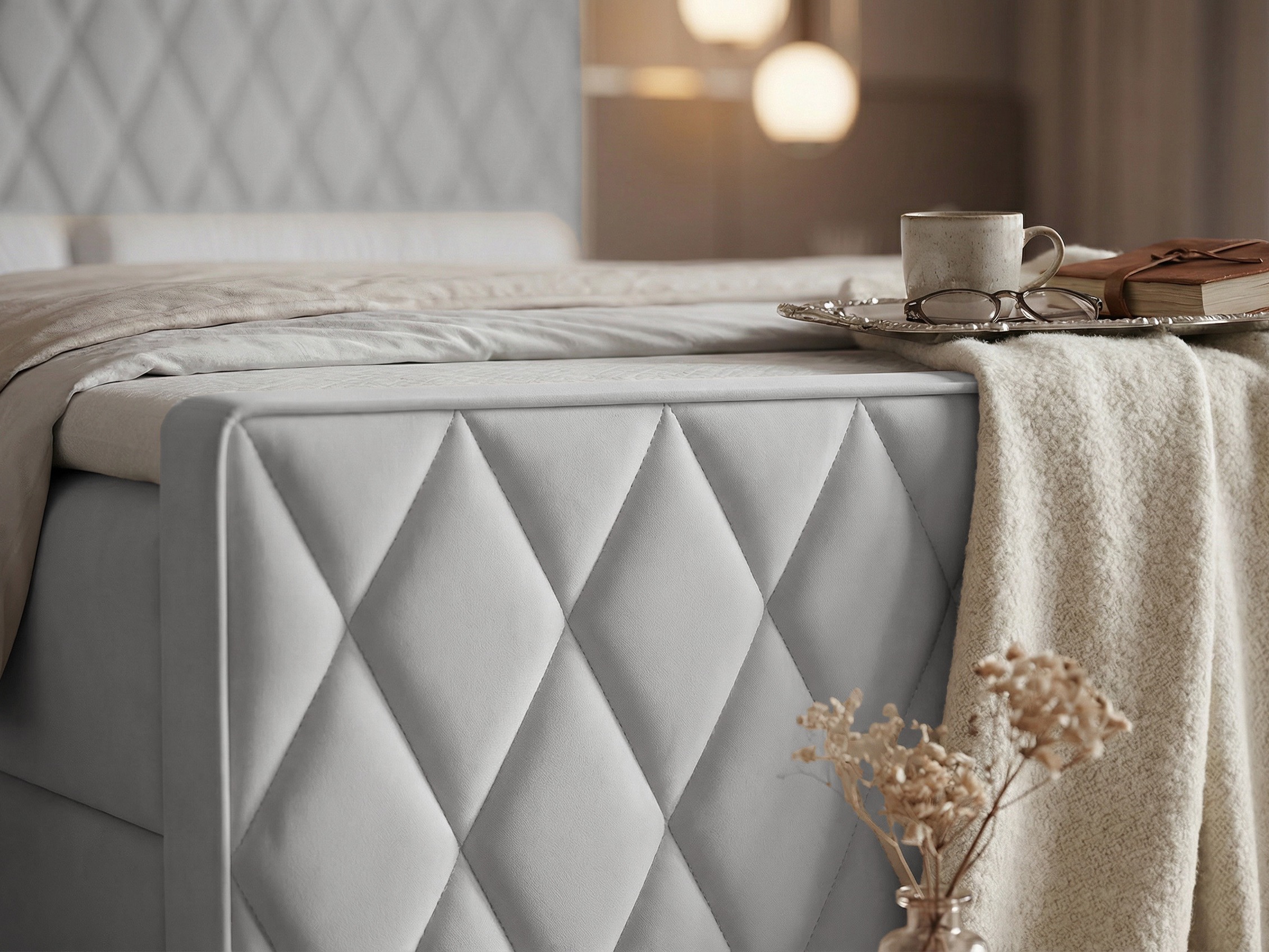 Κρεβάτι continental Martinez 129 (Magic Velvet 2240)