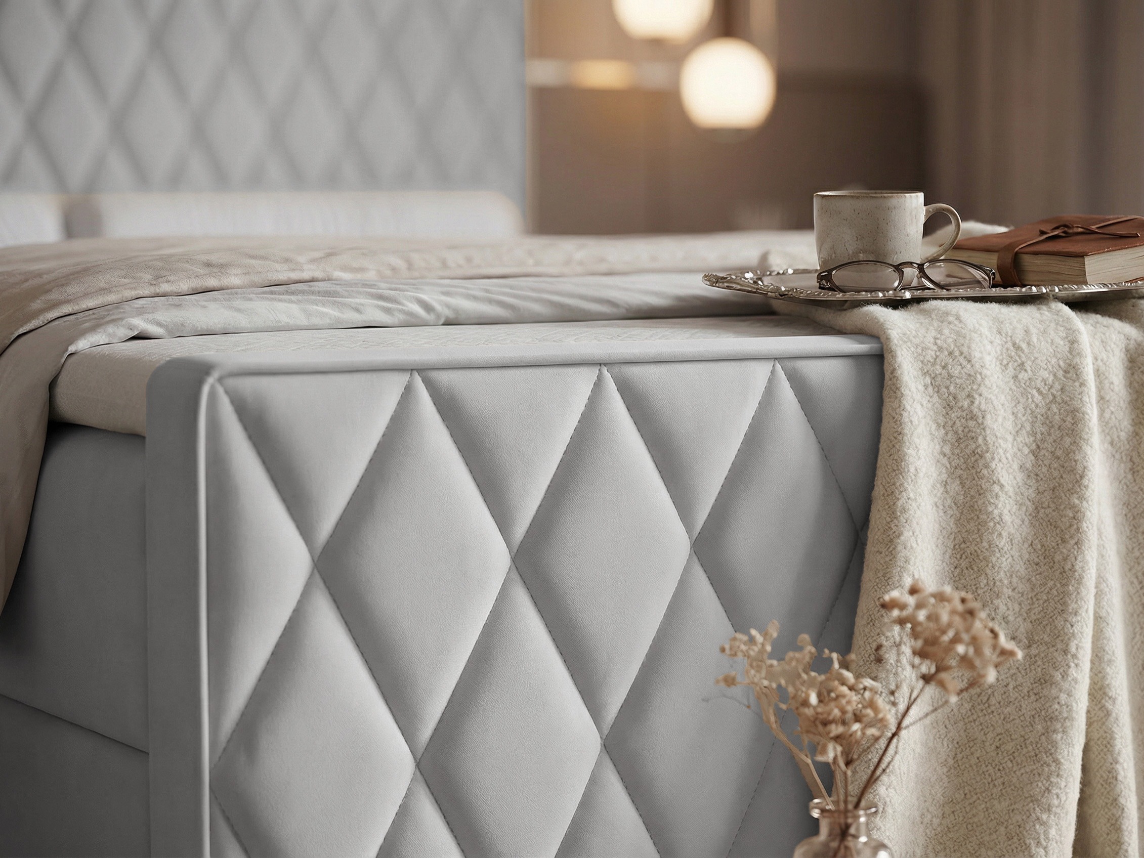 Κρεβάτι continental Martinez 129 (Magic Velvet 2240)