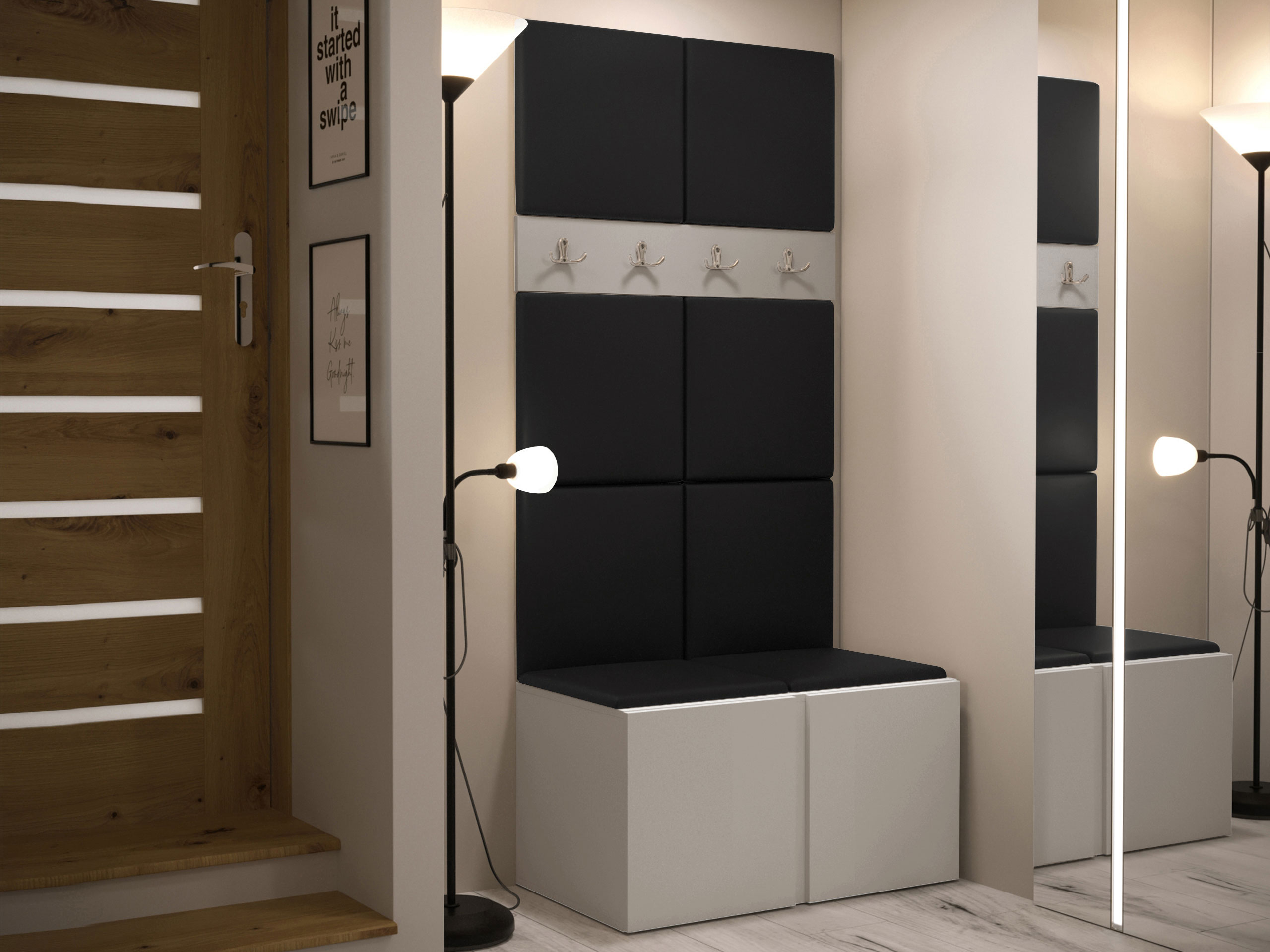 Σετ διαδρόμου Pinis IV (Οικολογικό δέρμα Soft 011)
