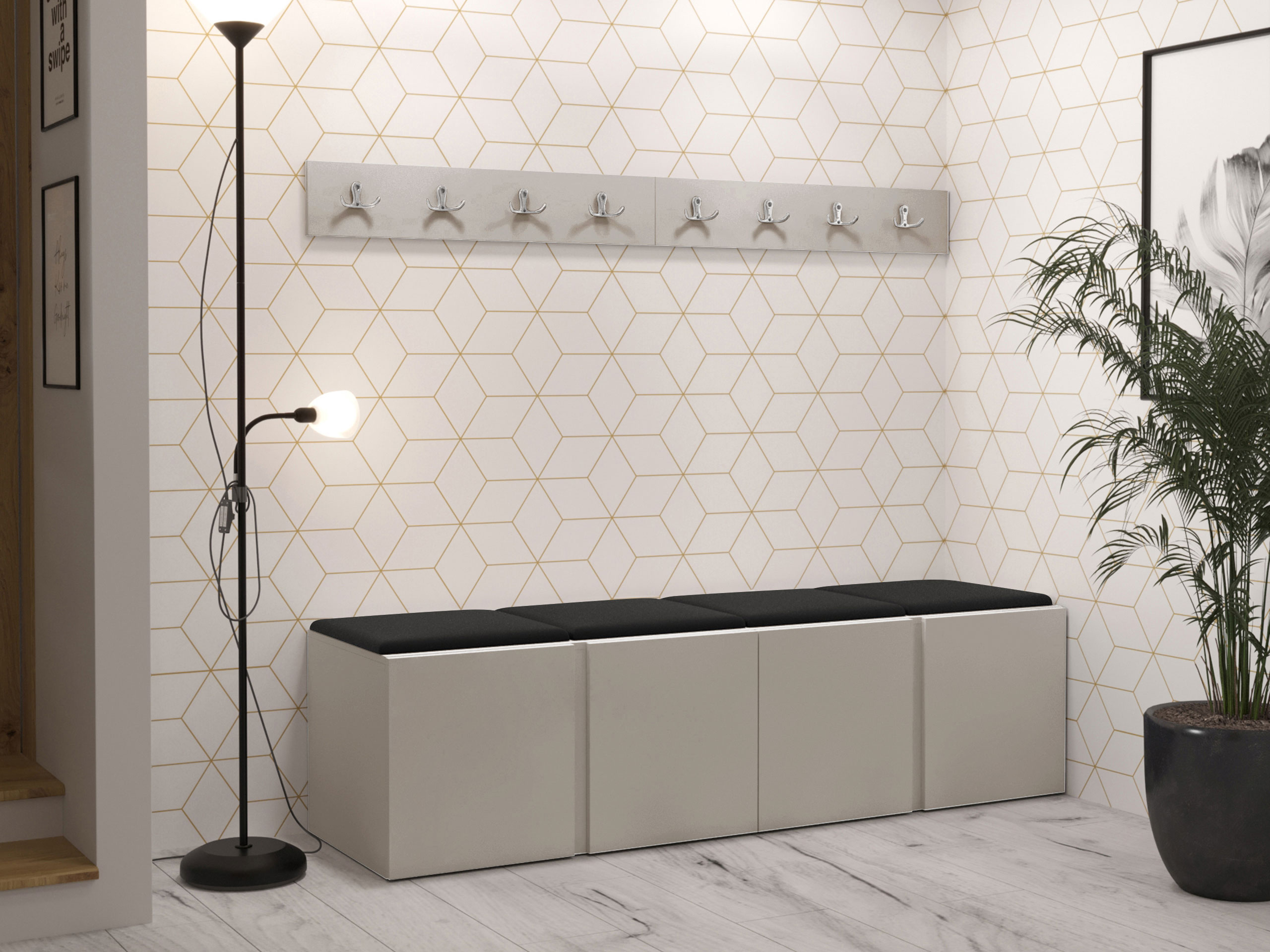 Σετ διαδρόμου Pinis VII (Οικολογικό δέρμα Soft 011)