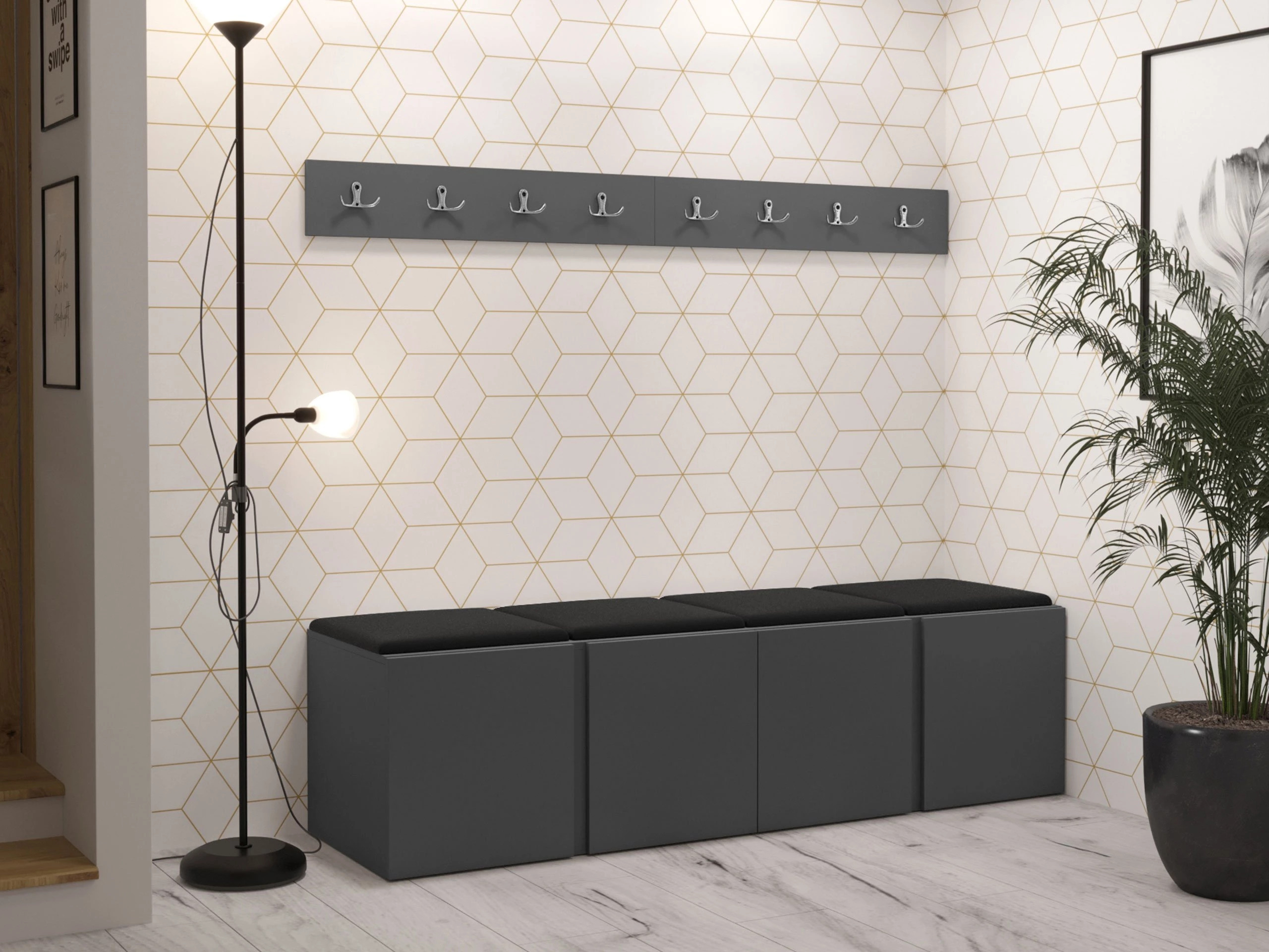Σετ διαδρόμου Pinis VII (Οικολογικό δέρμα Soft 011)