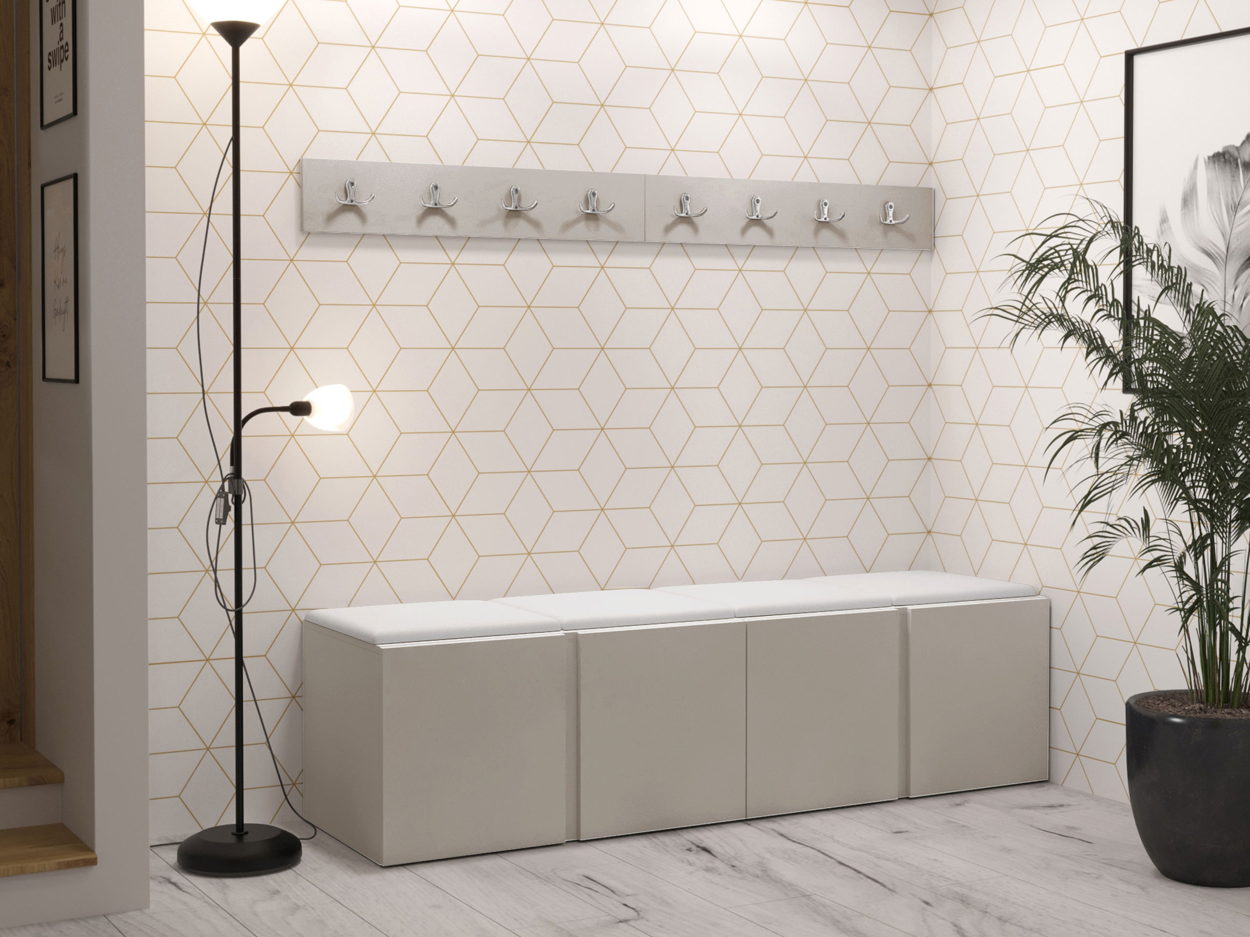 Σετ διαδρόμου Pinis VII (Οικολογικό δέρμα Soft 017)