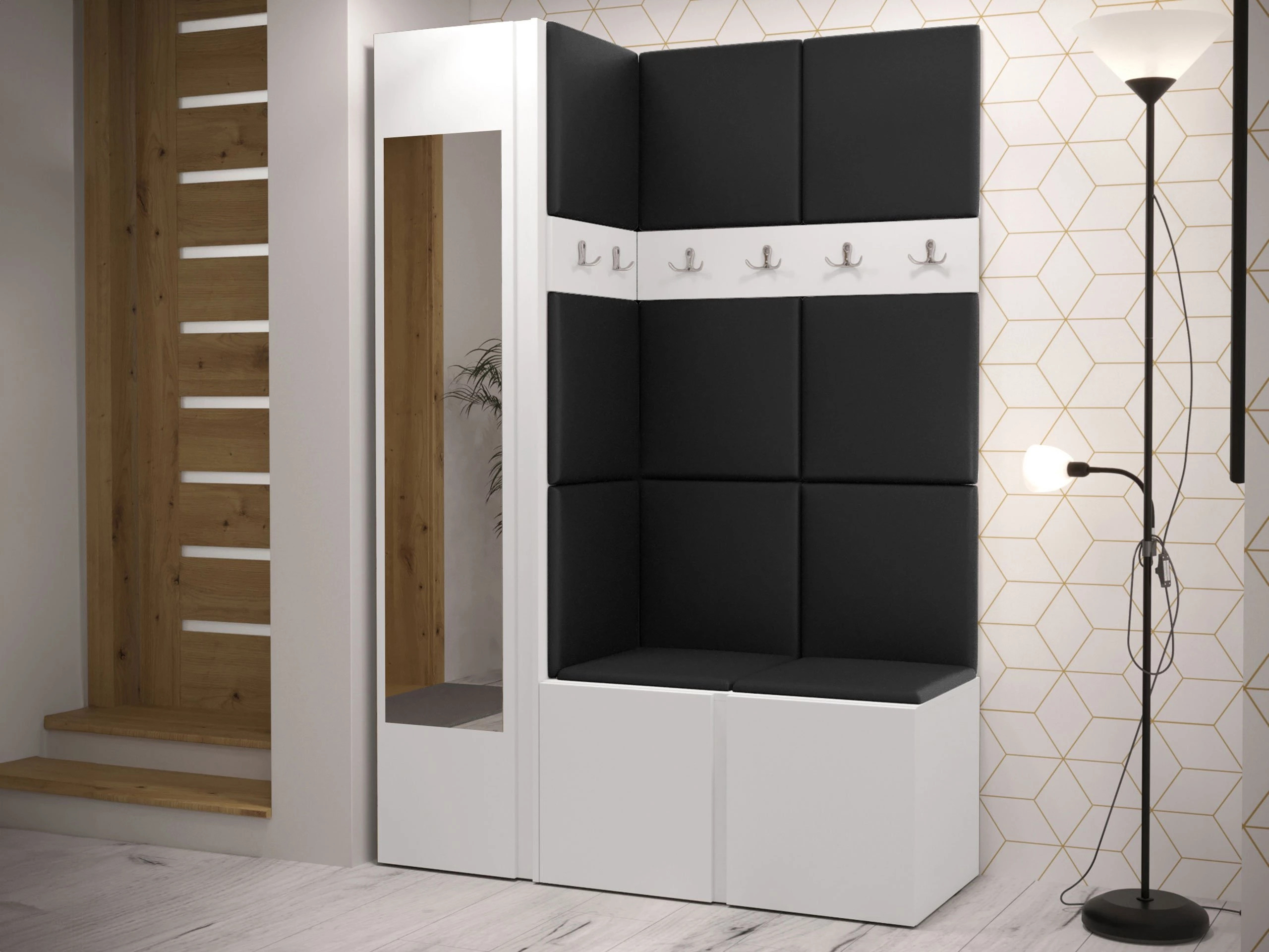 Σετ διαδρόμου Hartford 277 (Οικολογικό δέρμα Soft 011)