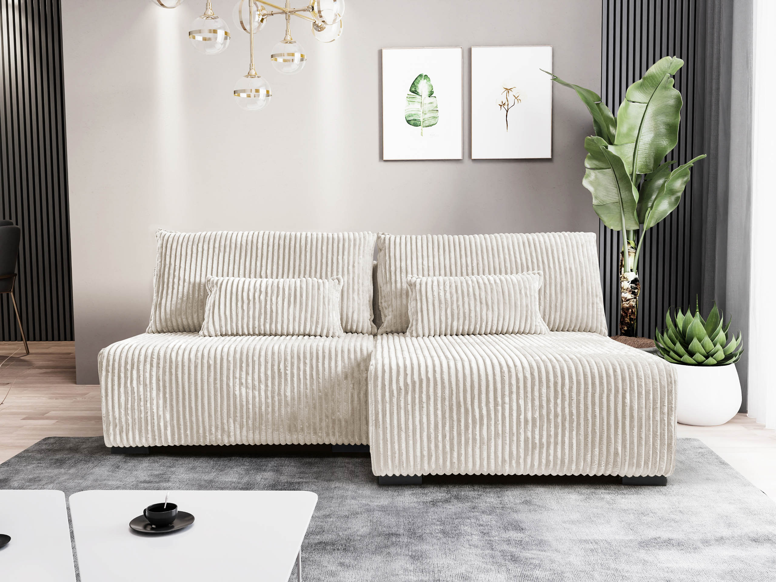 Γωνιακός Καναπές TrendyNest Fenestal (Tilia 01)
