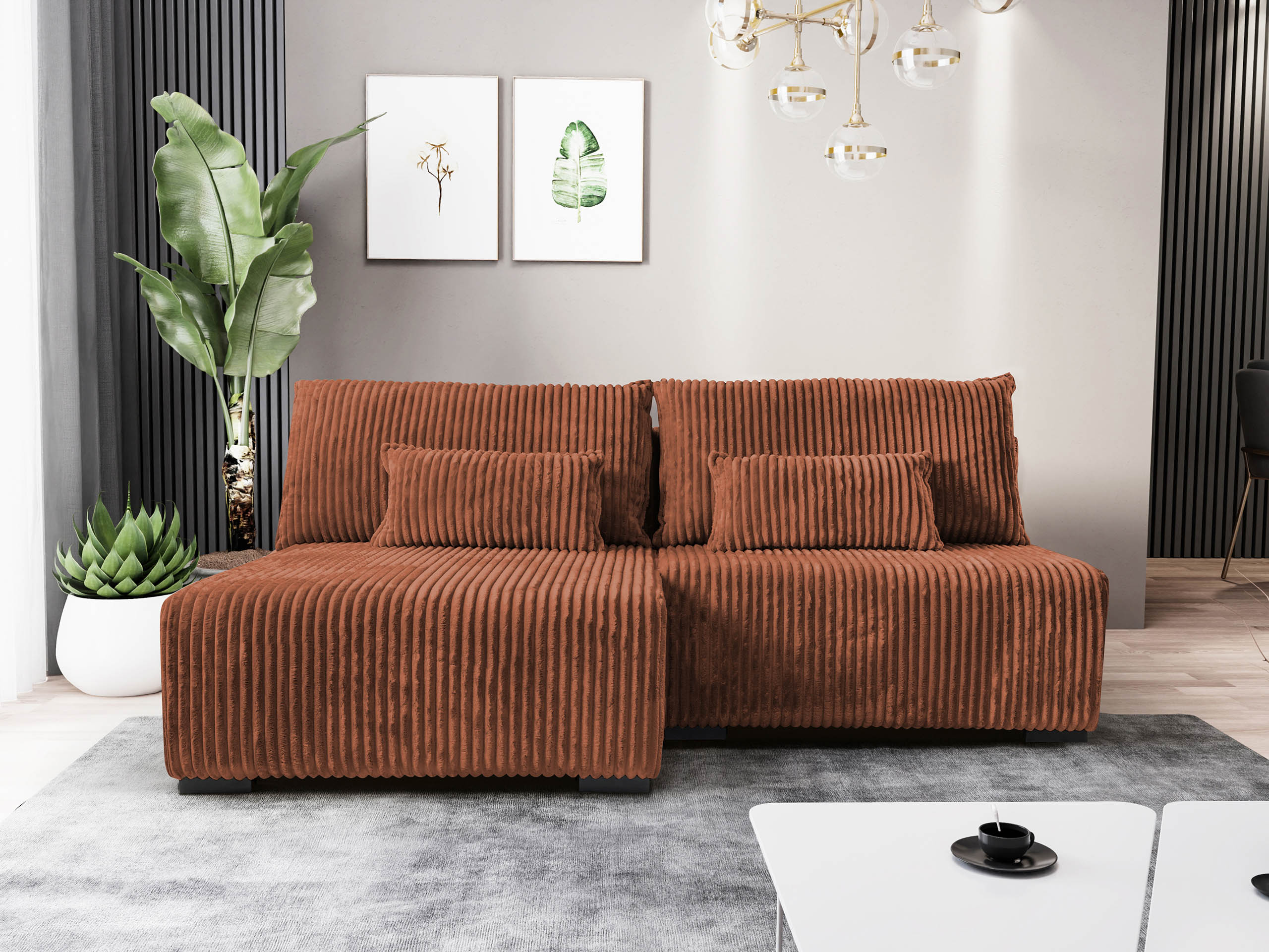 Γωνιακός Καναπές TrendyNest Fenestal (Tilia 52)