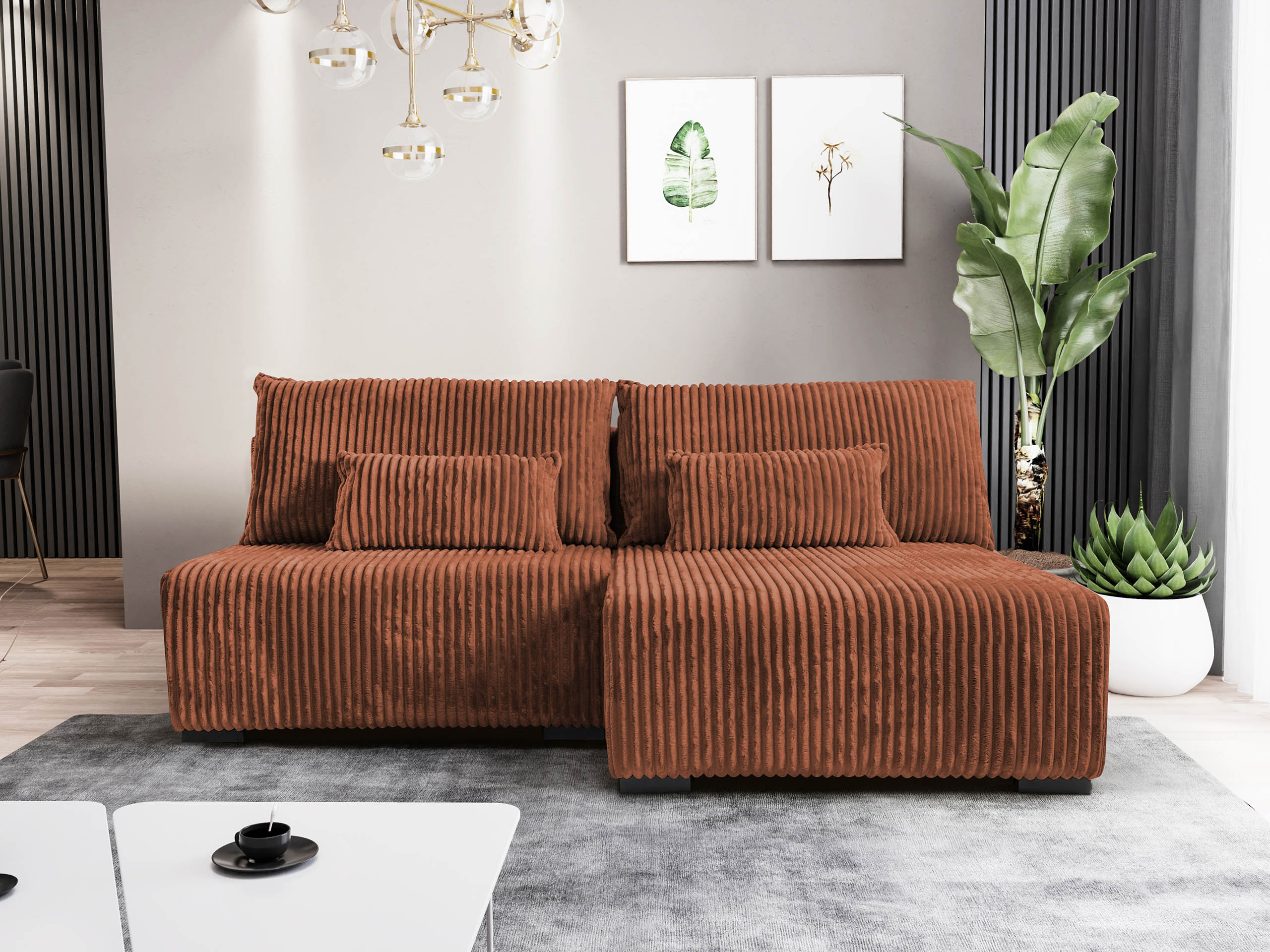 Γωνιακός Καναπές TrendyNest Fenestal (Tilia 52)