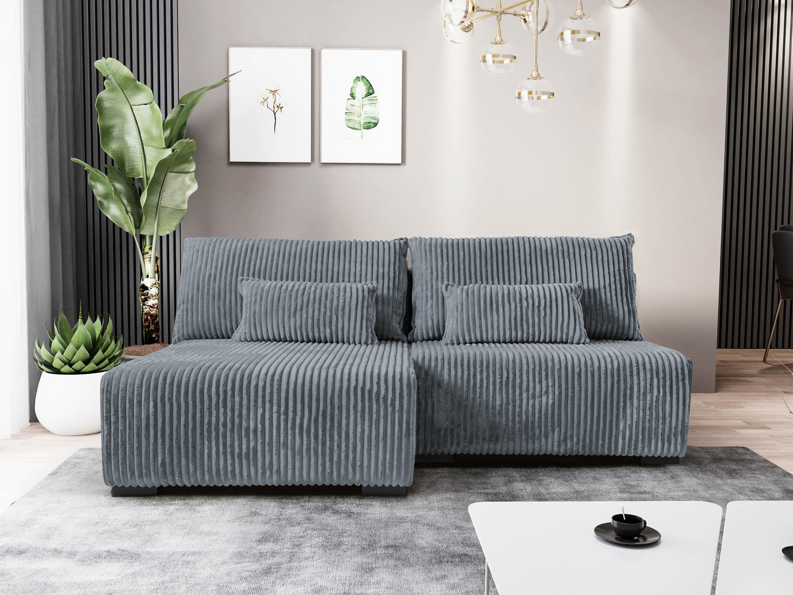 Γωνιακός Καναπές TrendyNest Fenestal (Tilia 85)