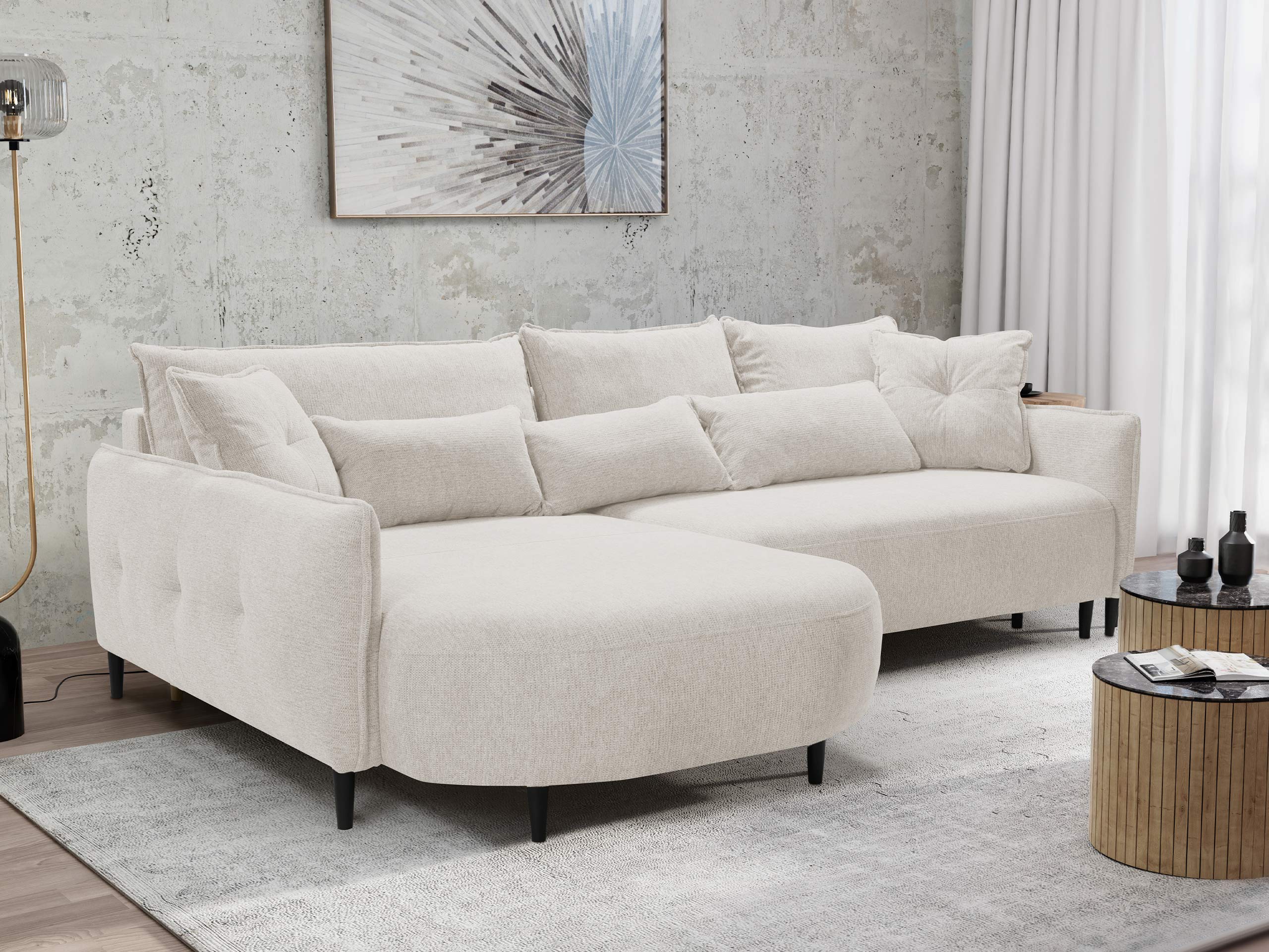 Γωνιακός Καναπές TrendyNest Prunal (Glow 01)