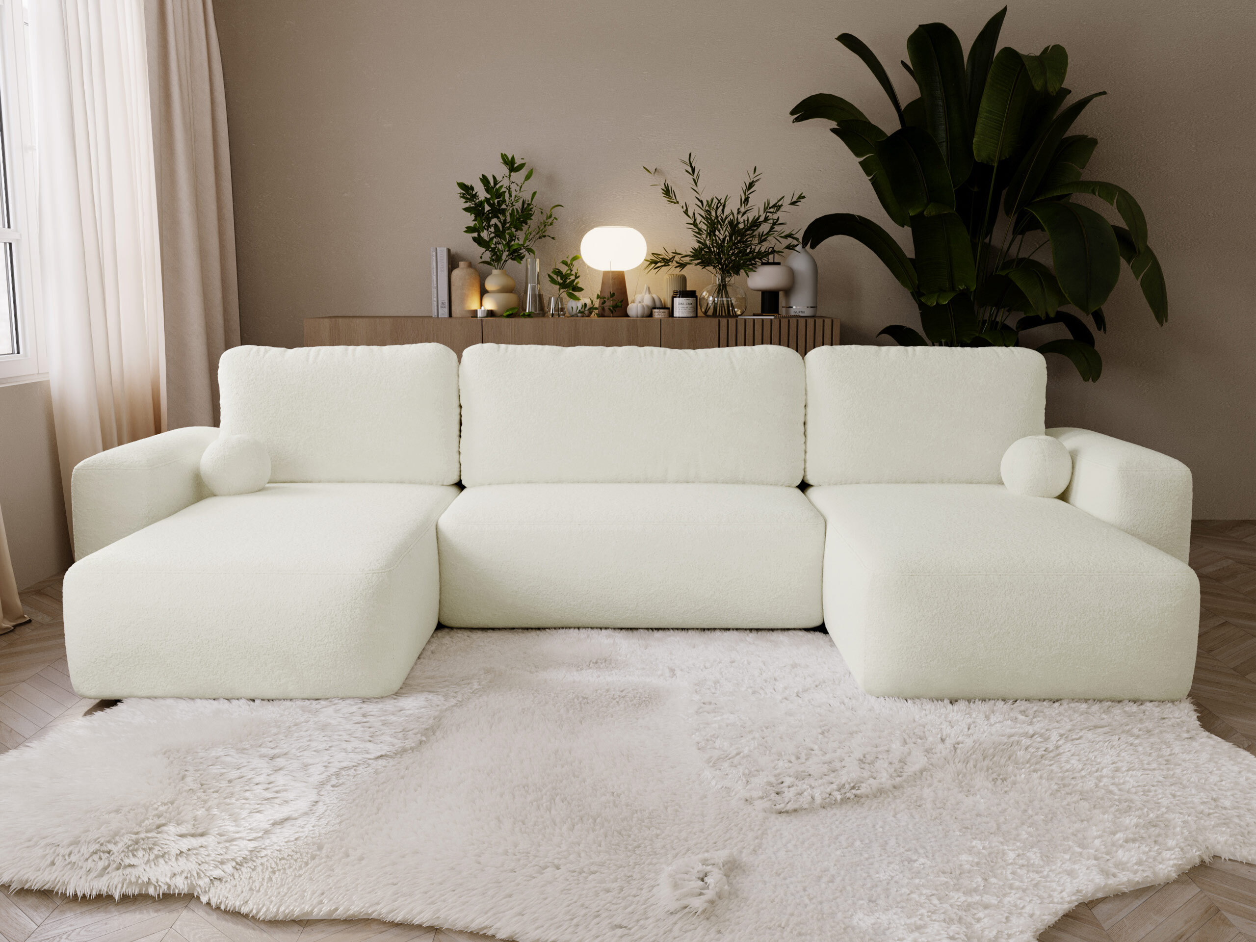 Γωνιακός Καναπές TrendyNest Piscor (Coral 15)