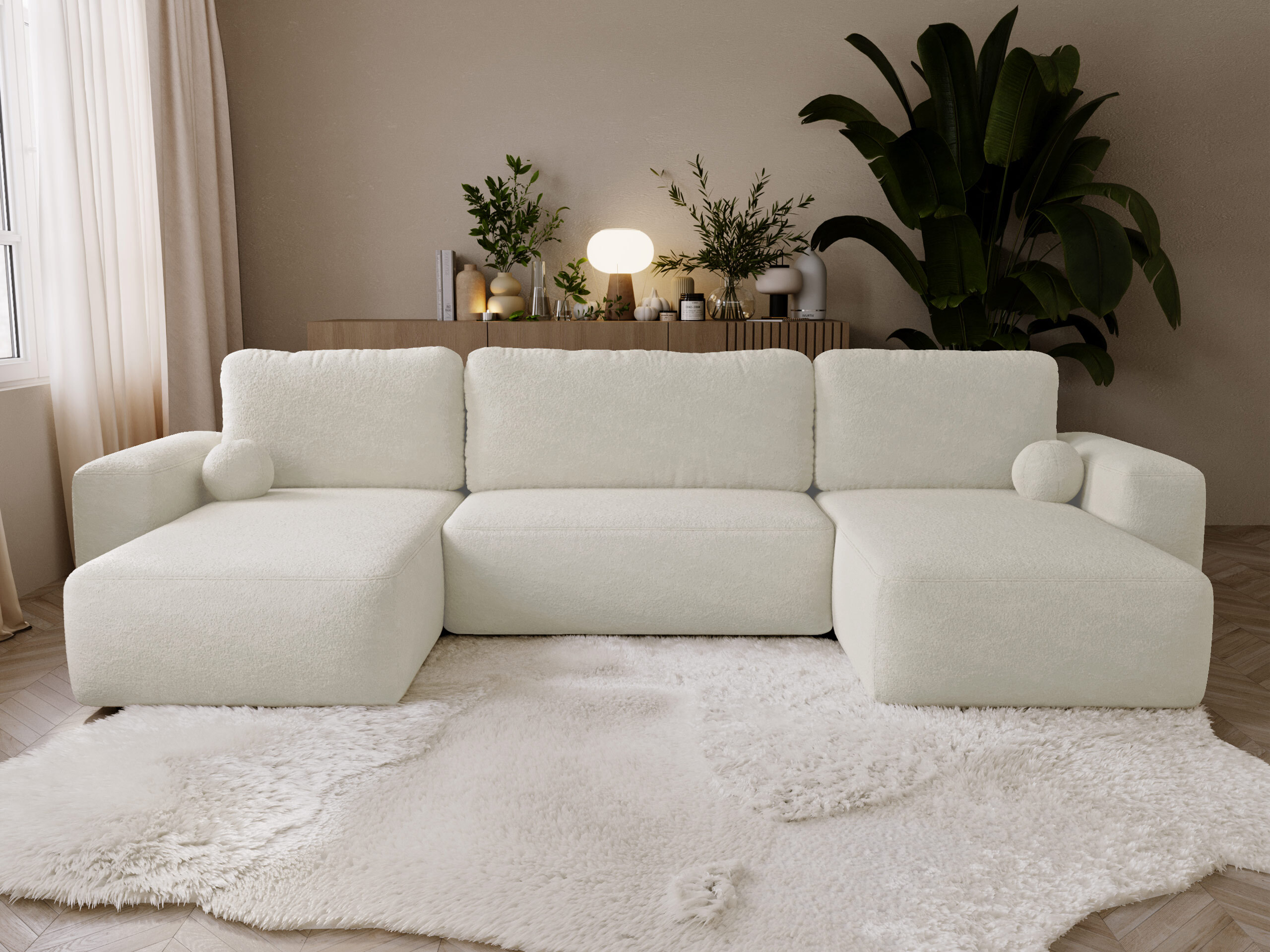 Γωνιακός Καναπές TrendyNest Piscor (Coral 65)