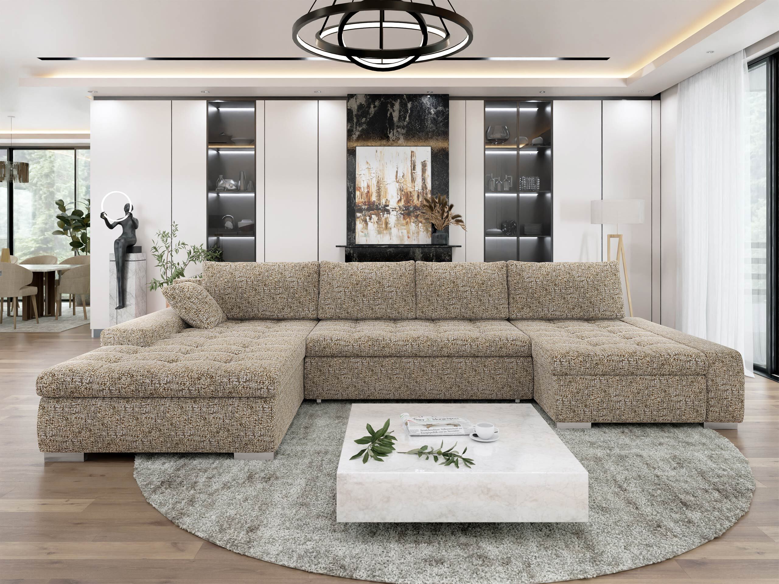 Γωνιακός Καναπές Comfivo Oliva (Bella 10)