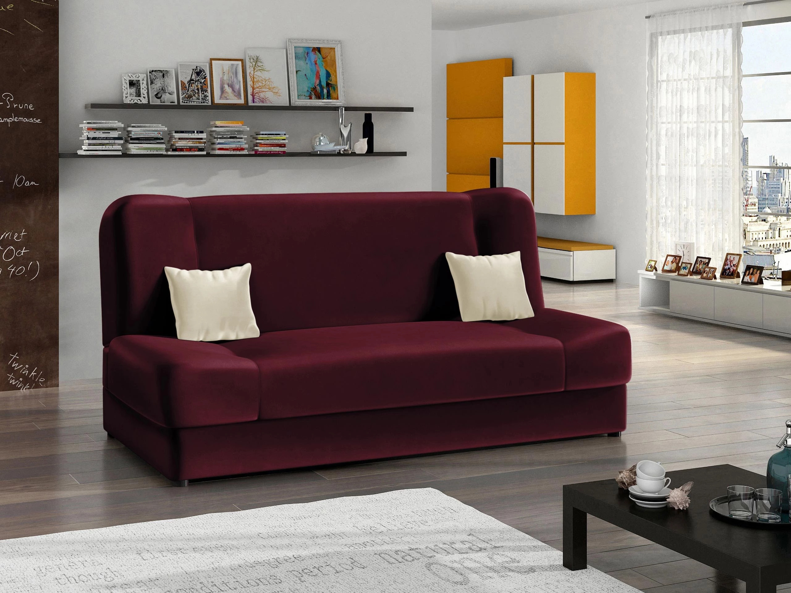 Καναπές-κρεβάτι Comfivo Cera (Magic Velvet 2202 + Magic Velvet 2250)