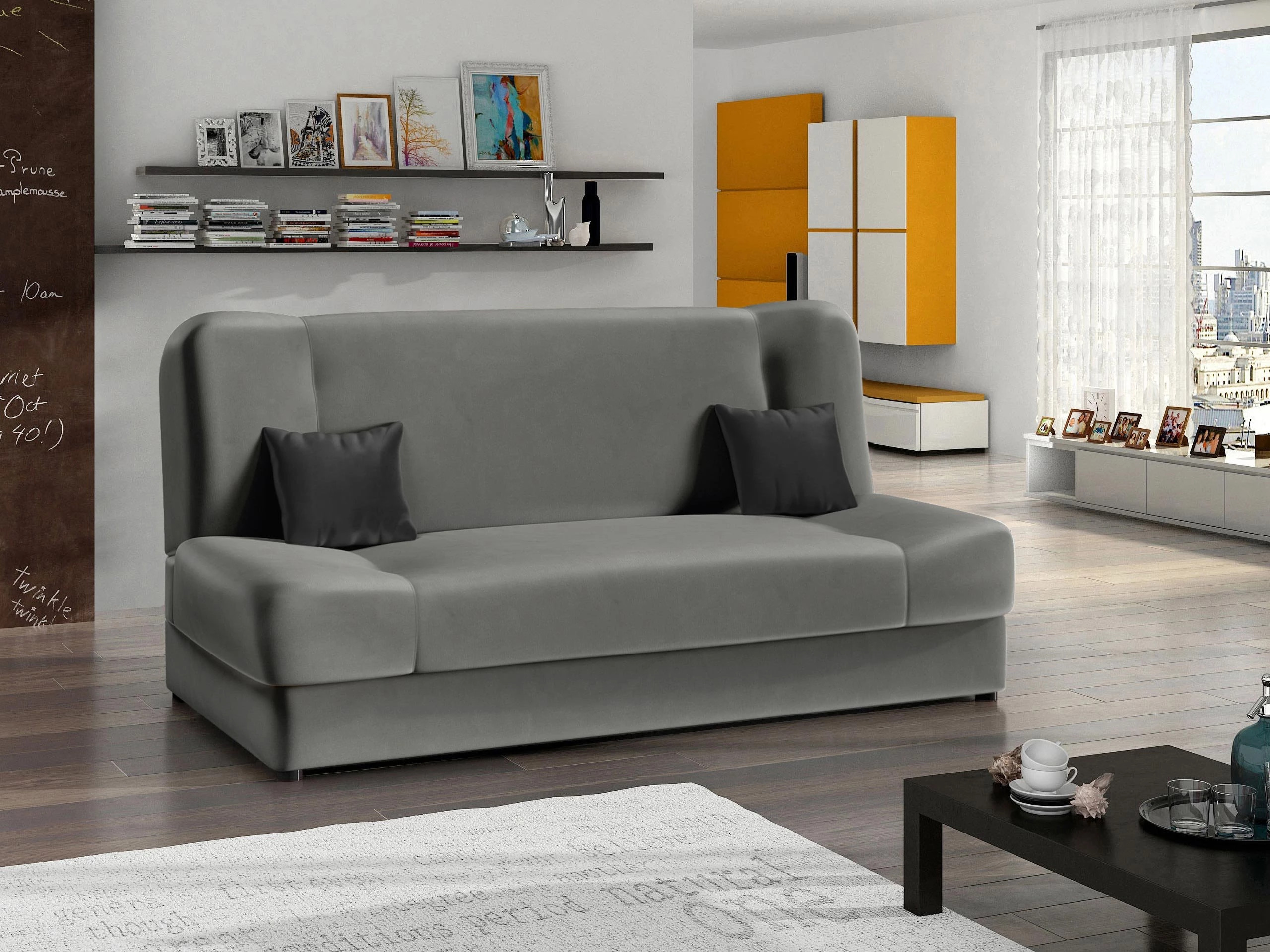 Καναπές-κρεβάτι Comfivo Cera (Magic Velvet 2217 + Magic Velvet 2219)