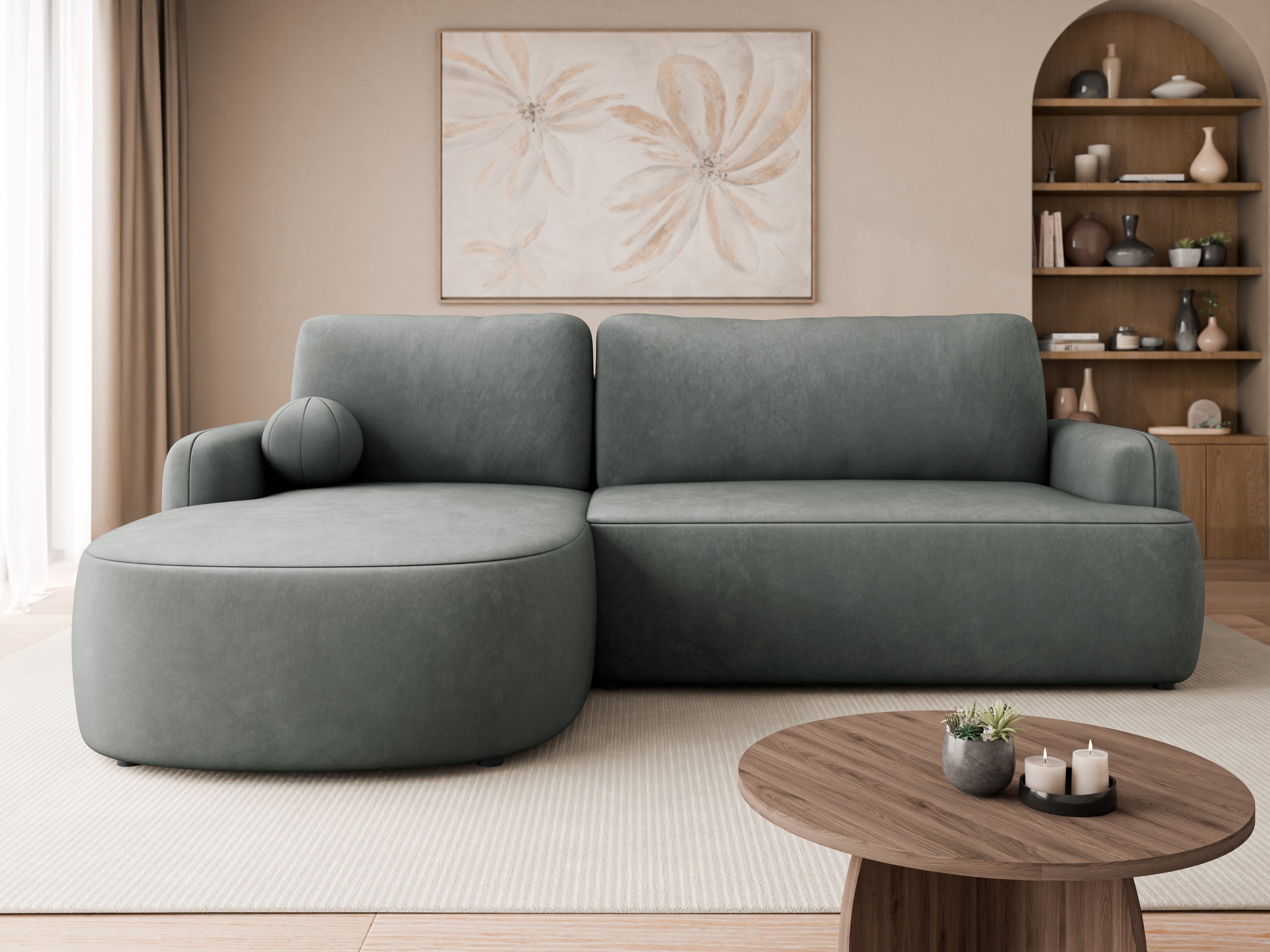 Γωνιακός Καναπές Comfivo Popis (Magic Velvet 2217)