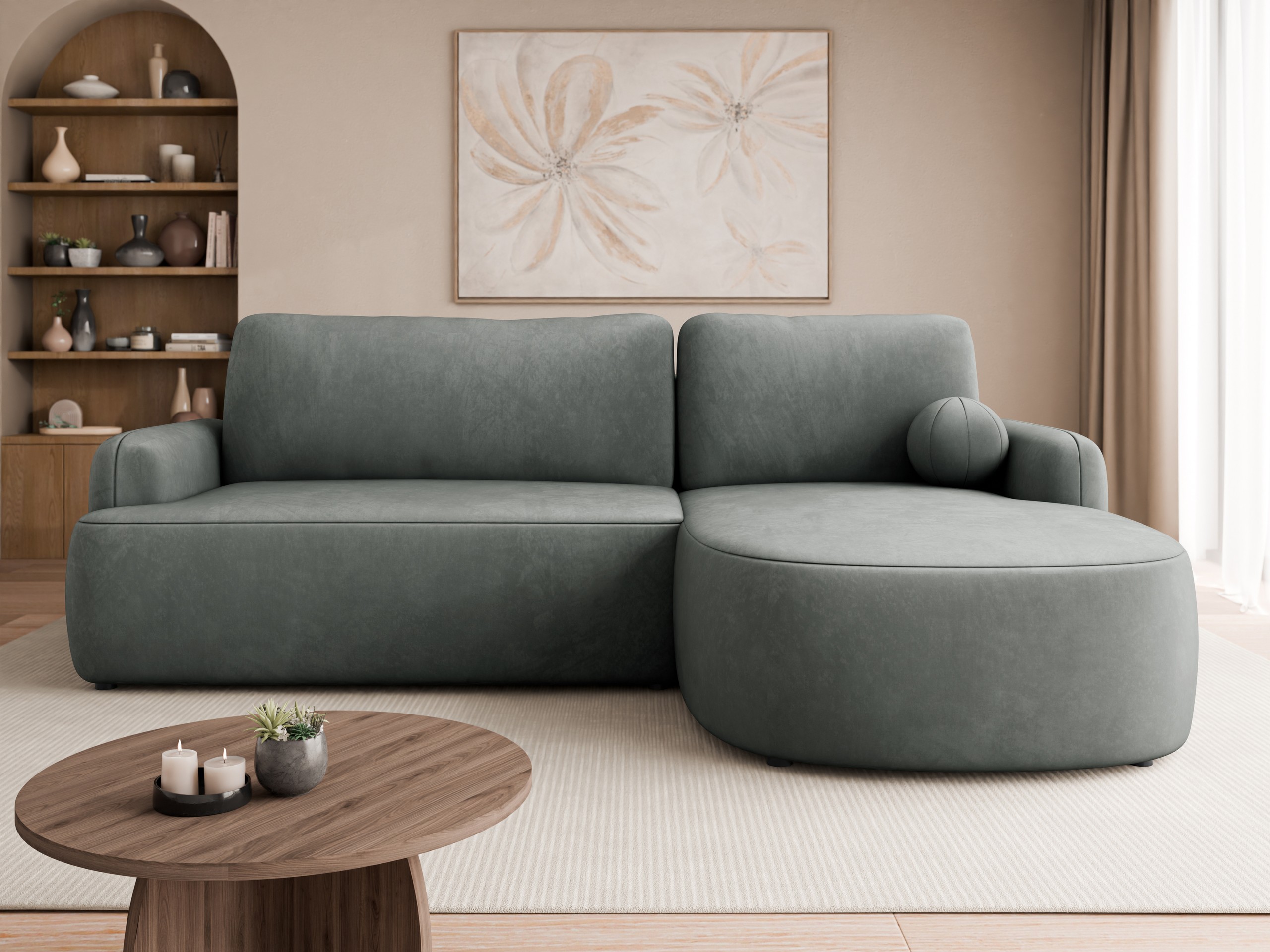 Γωνιακός Καναπές Comfivo Popis (Magic Velvet 2217)