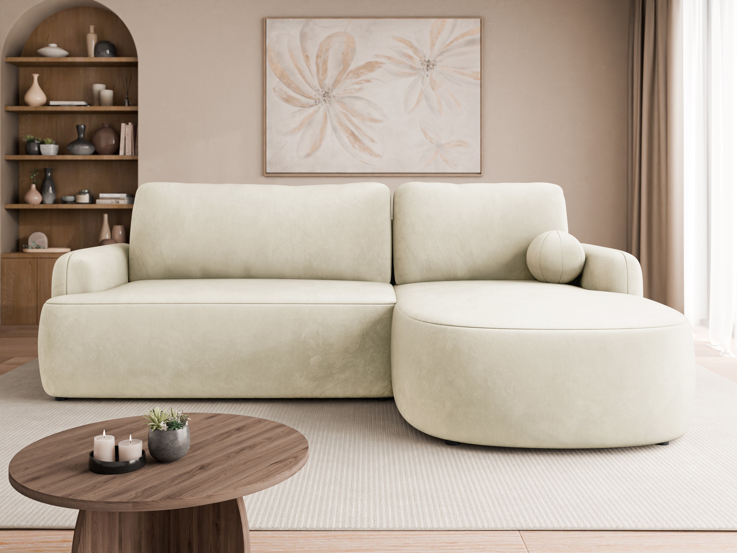Γωνιακός Καναπές Comfivo Popis (Magic Velvet 2250)