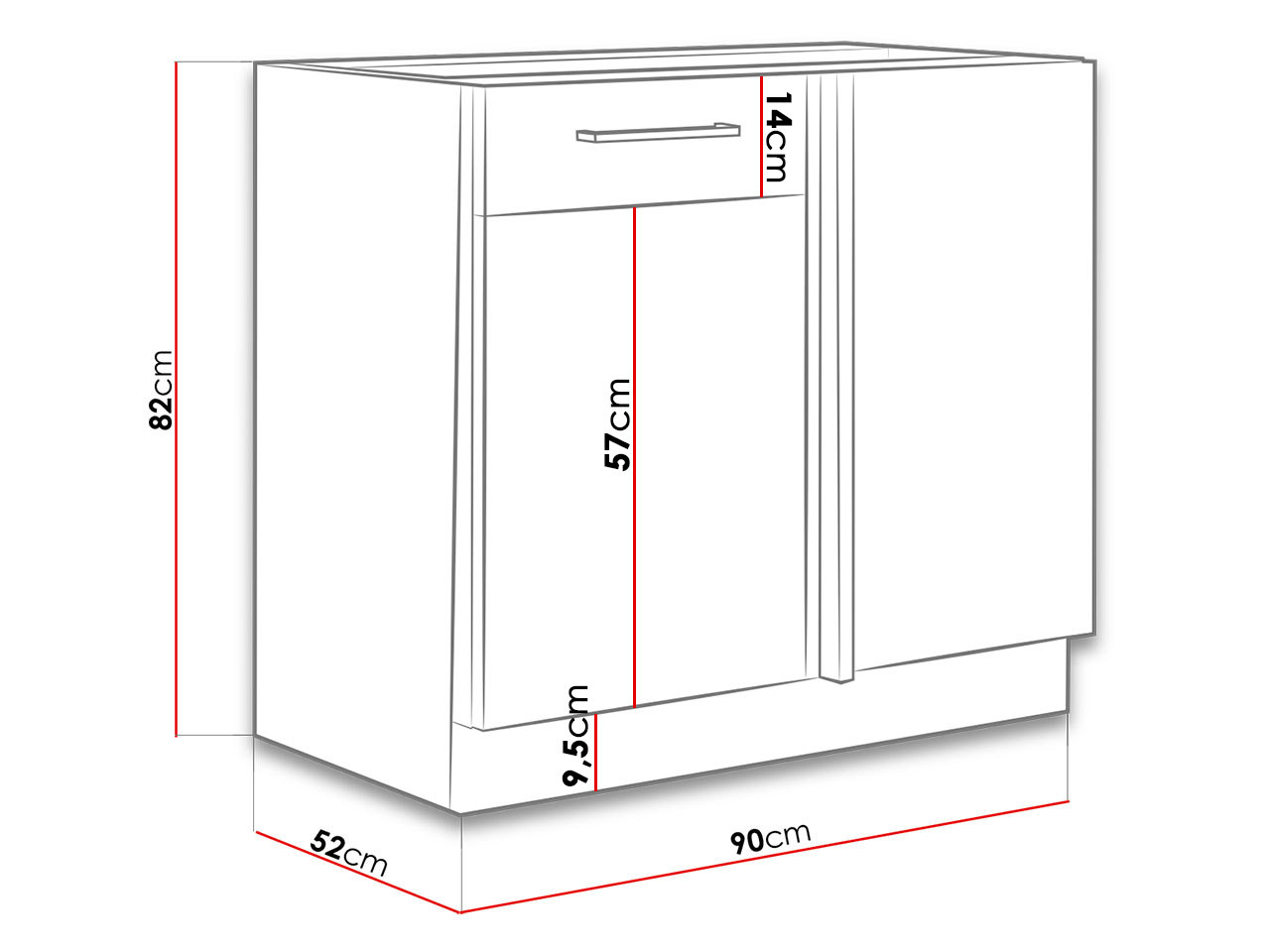 Πολυμορφικό ντουλάπι με πόρτες Wood Grey 103