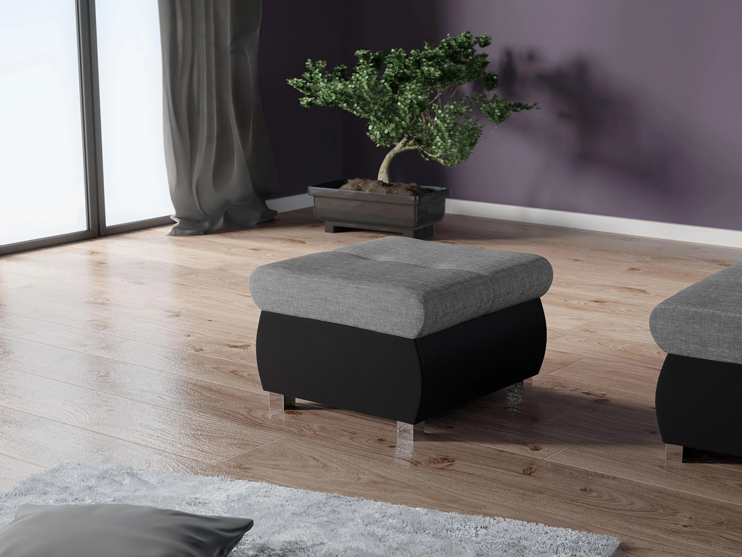 Σκαμπό σαλονιού Comfivo Nitor (Soft 011 + Lux 05)