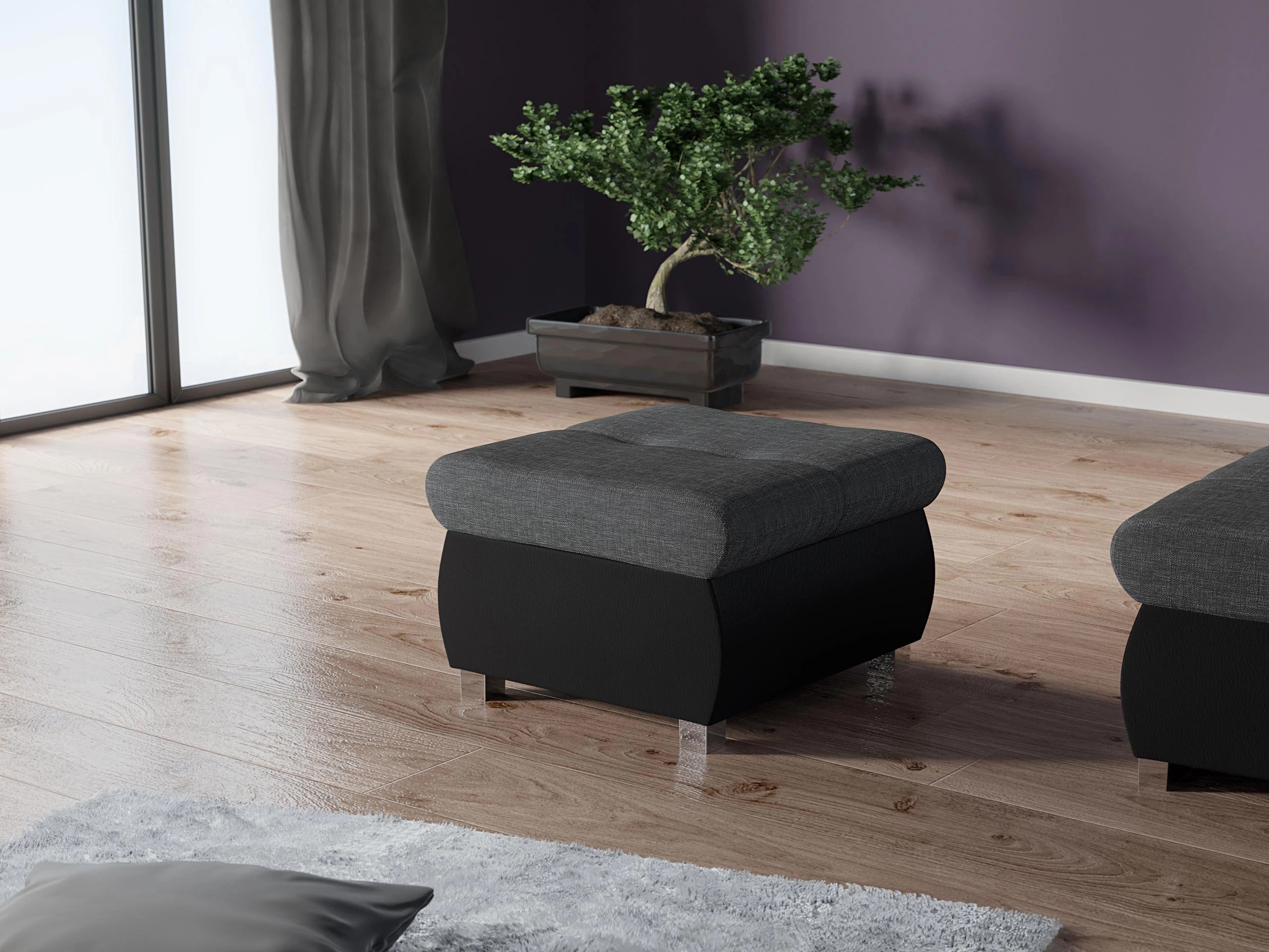 Σκαμπό σαλονιού Comfivo Nitor (Soft 011 + Lux 06)