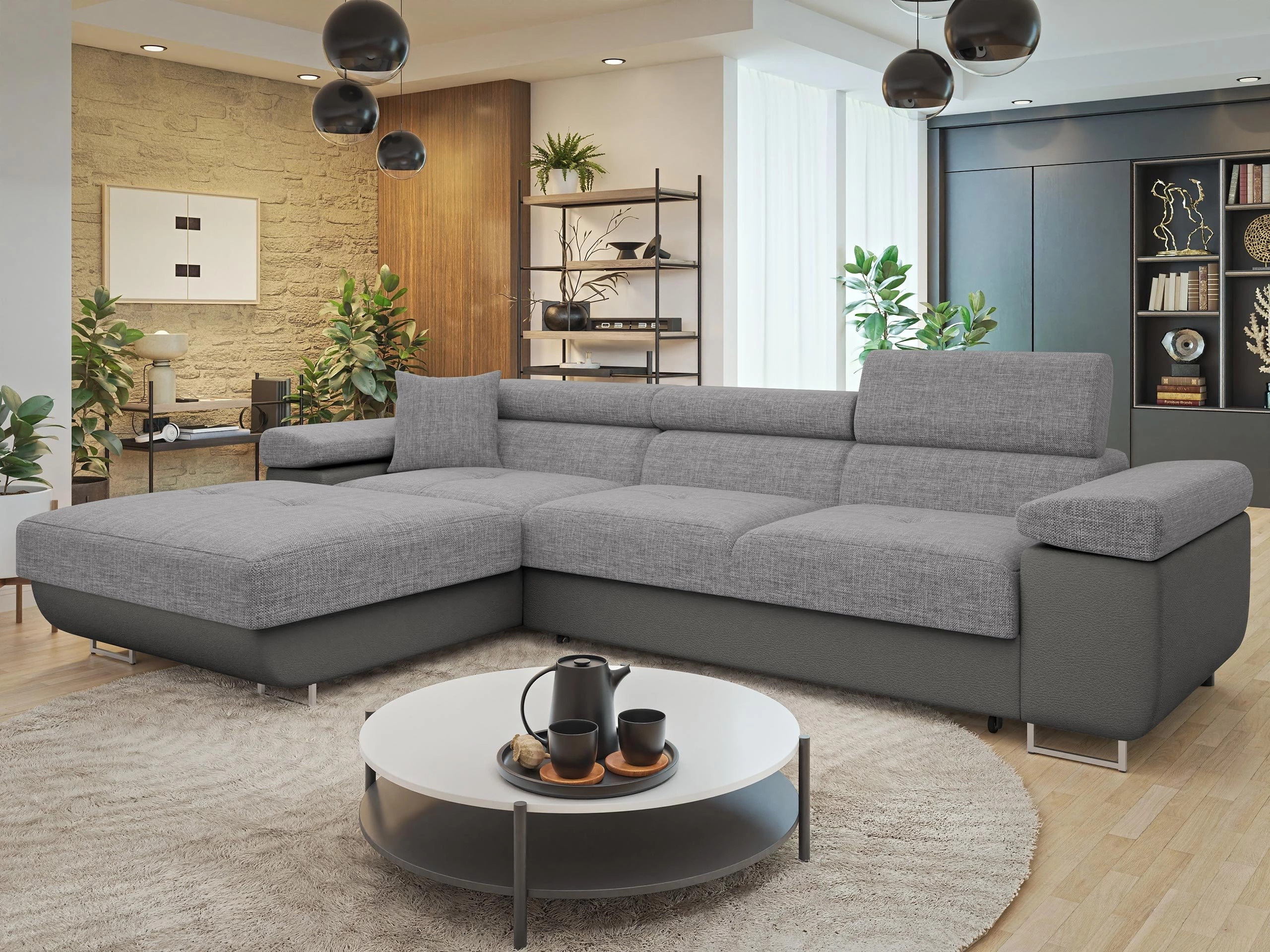 Γωνιακός Καναπές Comfivo Vinetum II (Soft 029 + Lux 05)