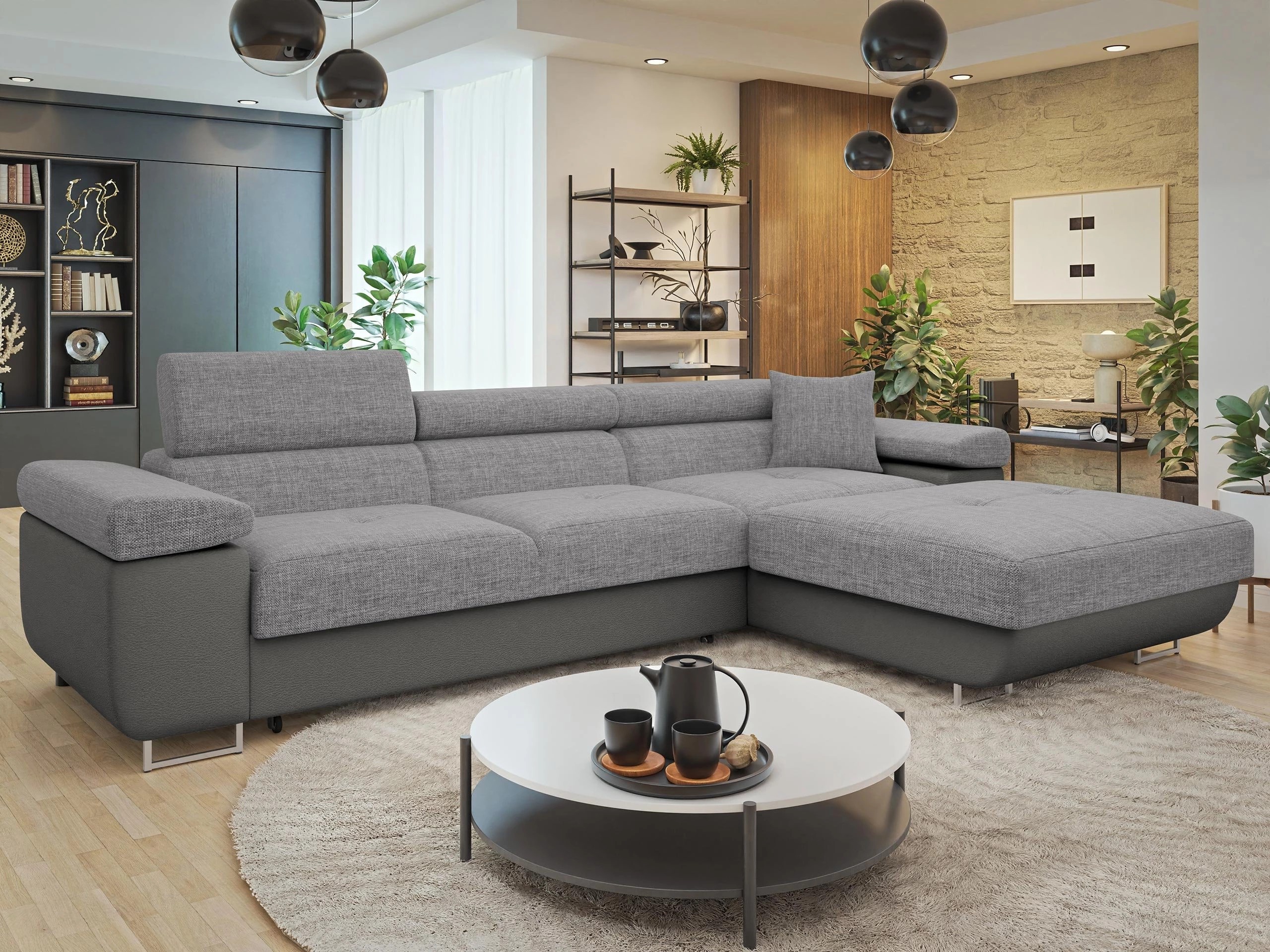 Γωνιακός Καναπές Comfivo Vinetum II (Soft 029 + Lux 05)