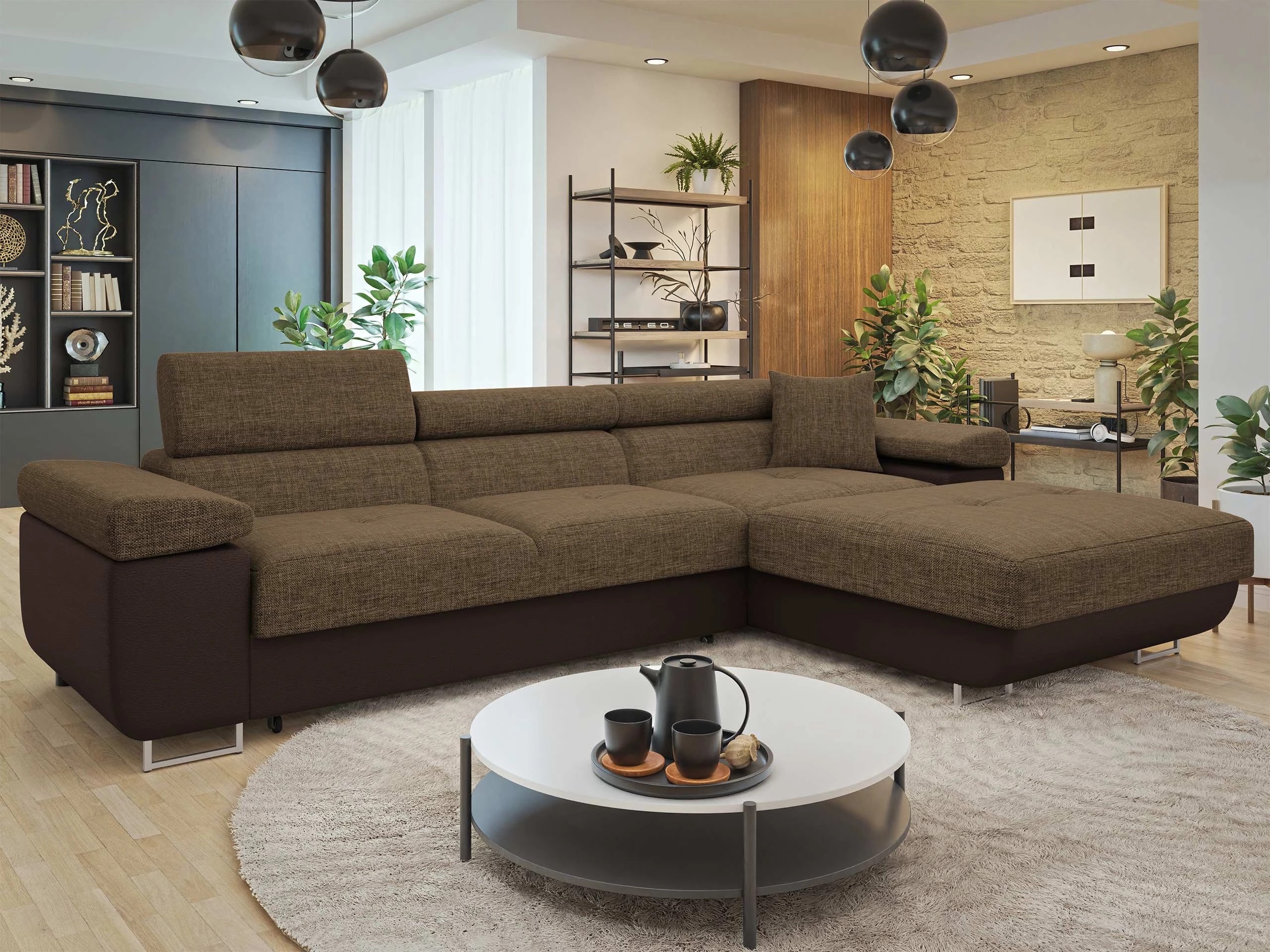 Γωνιακός Καναπές Comfivo Vinetum II (Soft 066 + Lux 03)