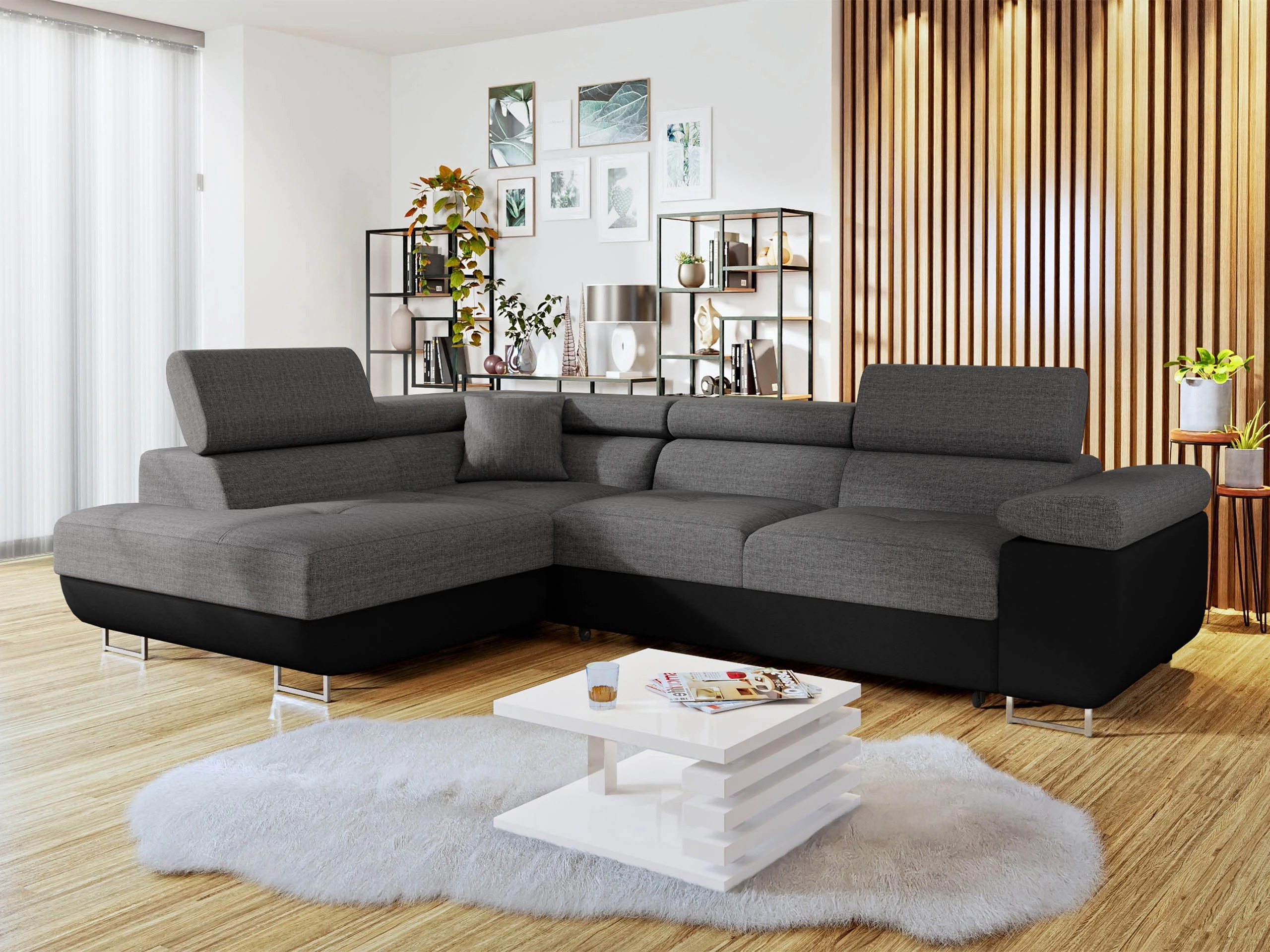 Γωνιακός Καναπές Comfivo Vinetum (Soft 011 + Lux 06)