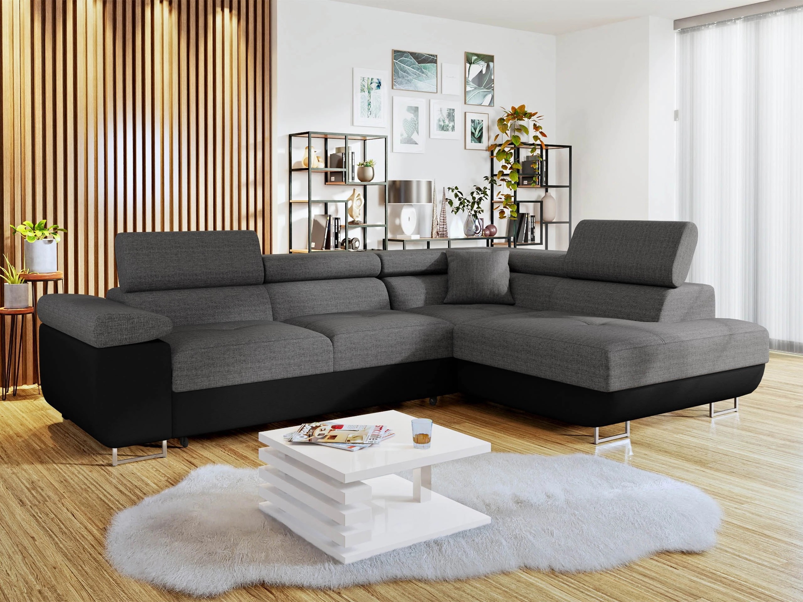 Γωνιακός Καναπές Comfivo Vinetum (Soft 011 + Lux 06)