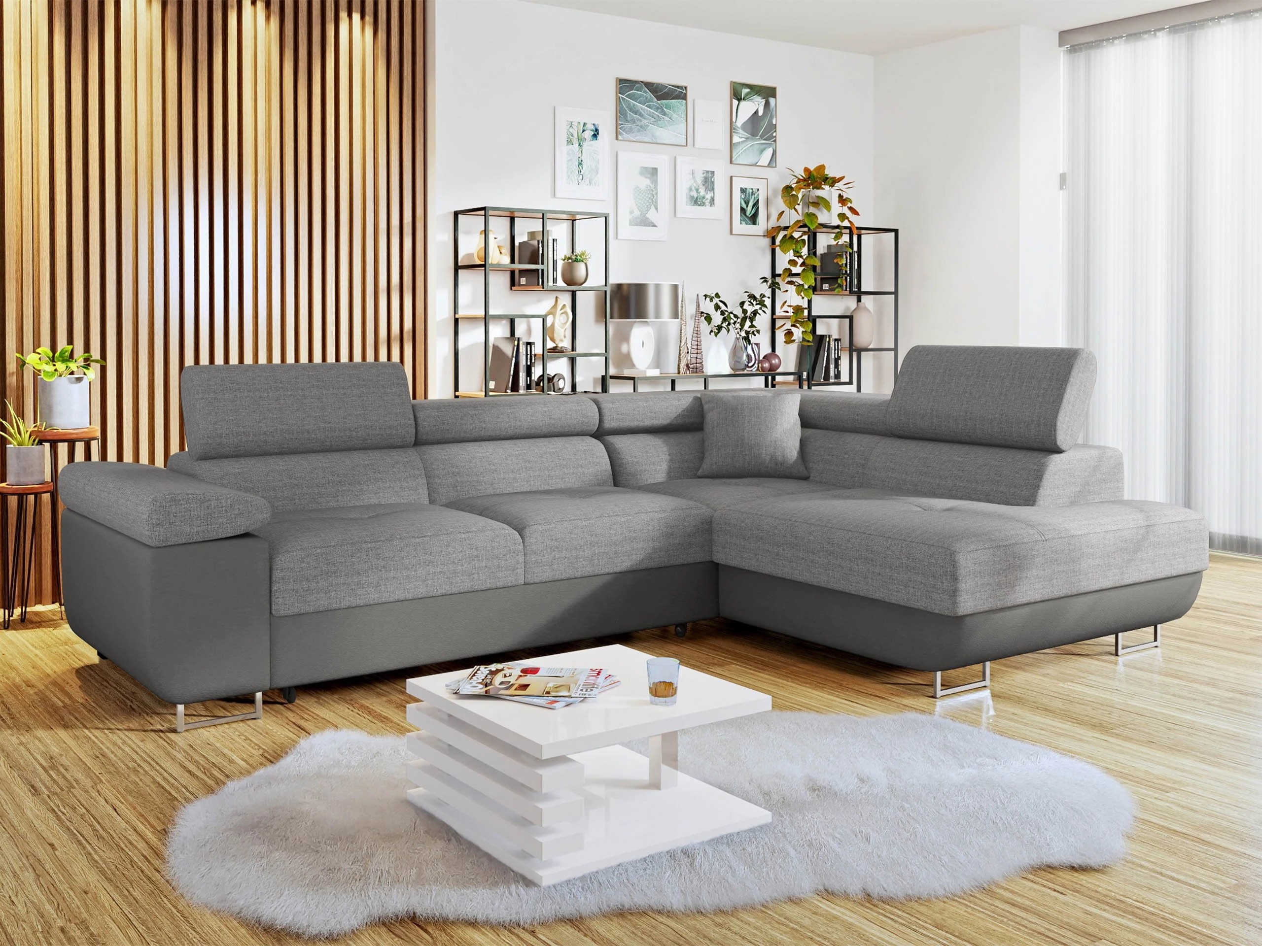Γωνιακός Καναπές Comfivo Vinetum (Soft 029 + Lux 05)