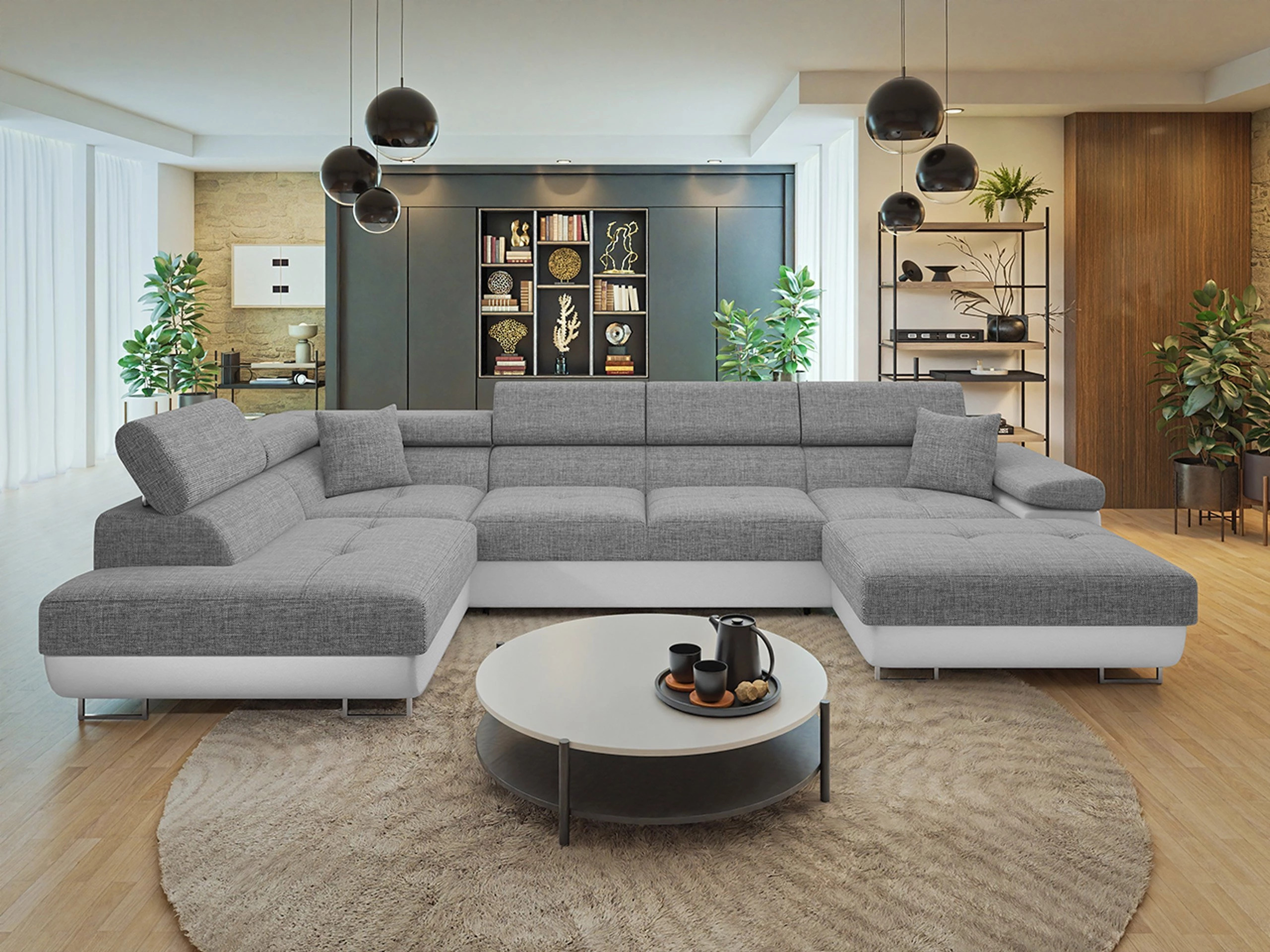 Γωνιακός Καναπές Comfivo Vinetum III (Soft 017 + Lux 05)