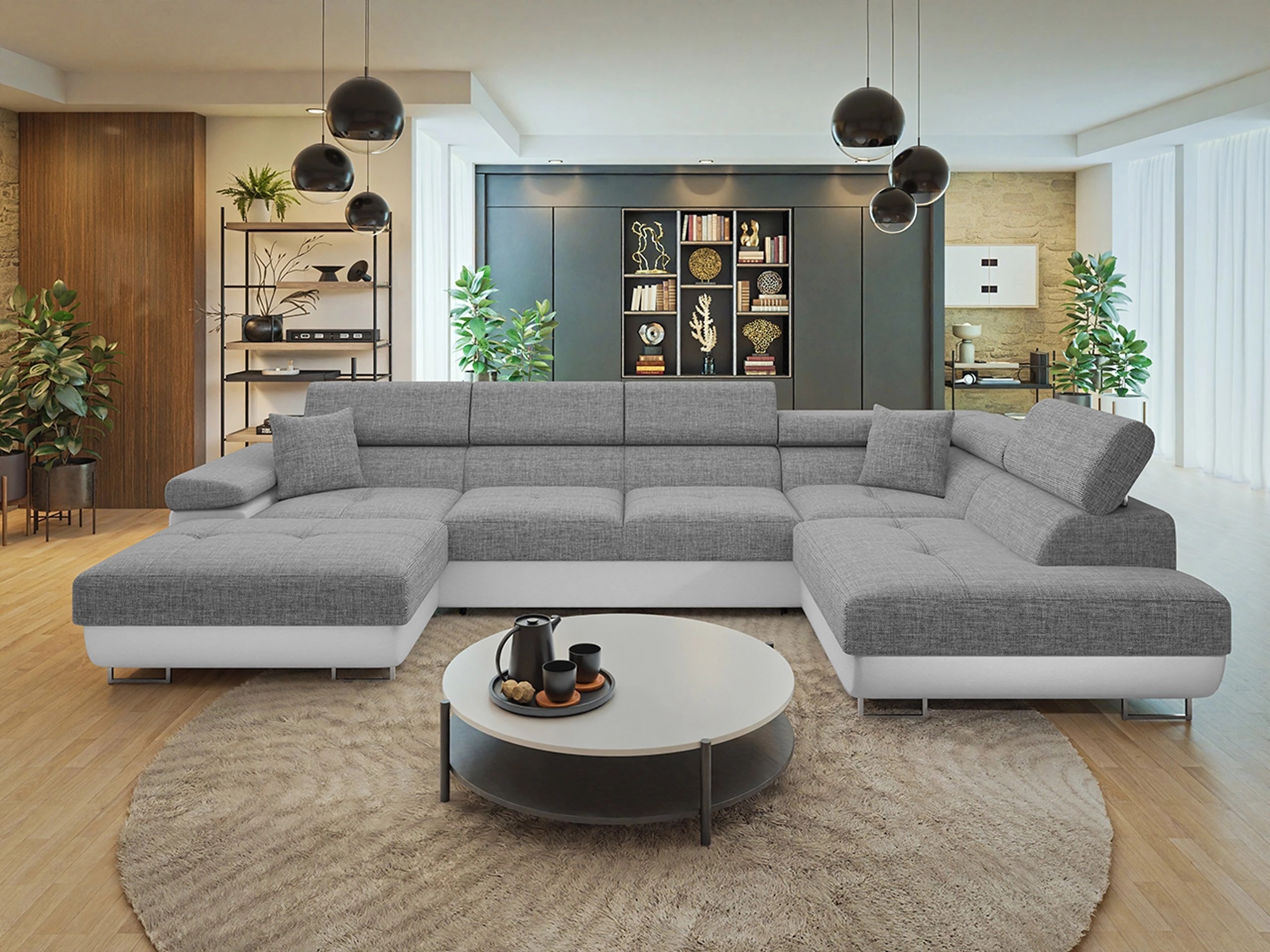 Γωνιακός Καναπές Comfivo Vinetum III (Soft 017 + Lux 05)