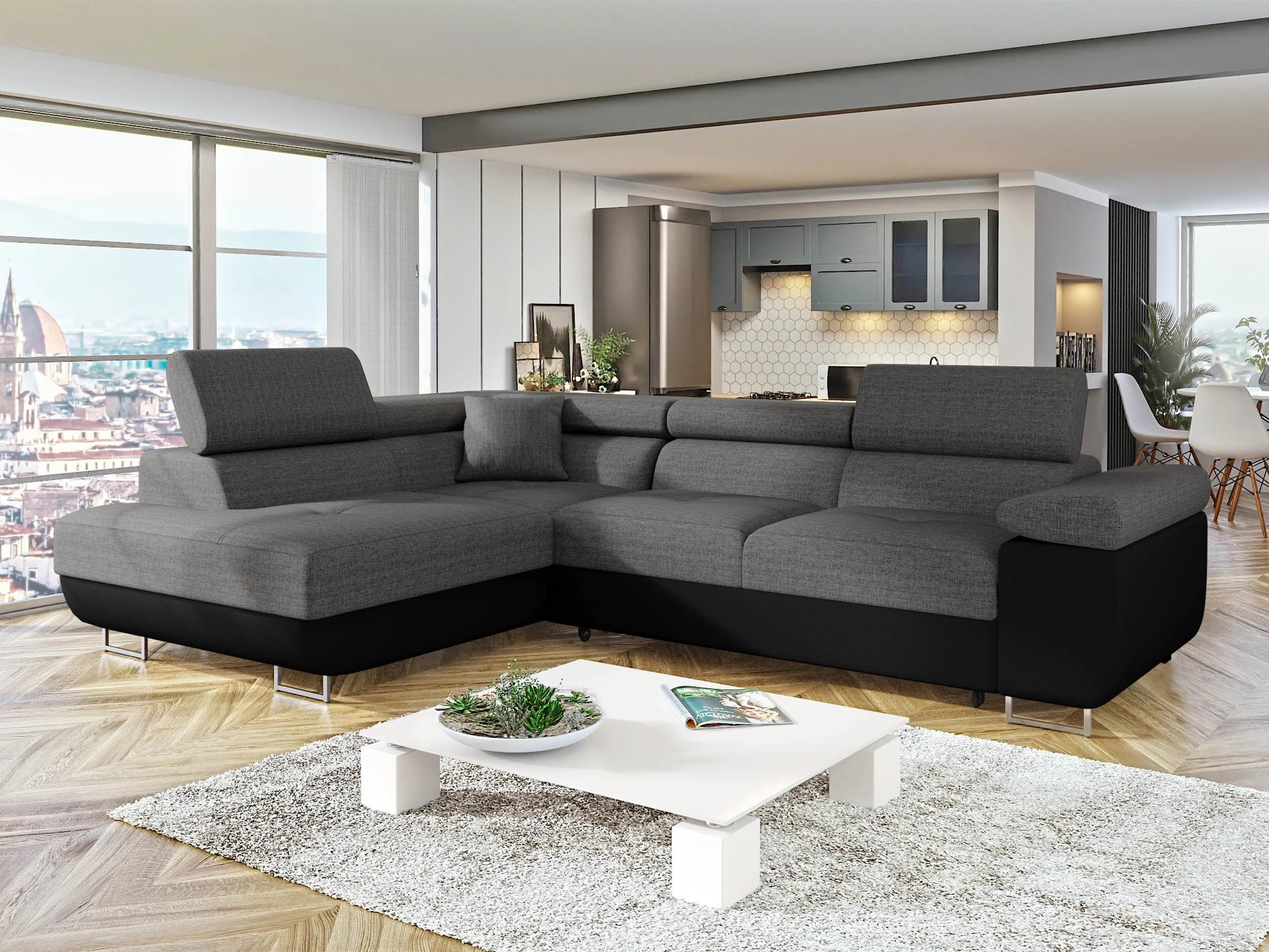 Γωνιακός Καναπές Comfivo Vinetum (Soft 011 + Lux 06)
