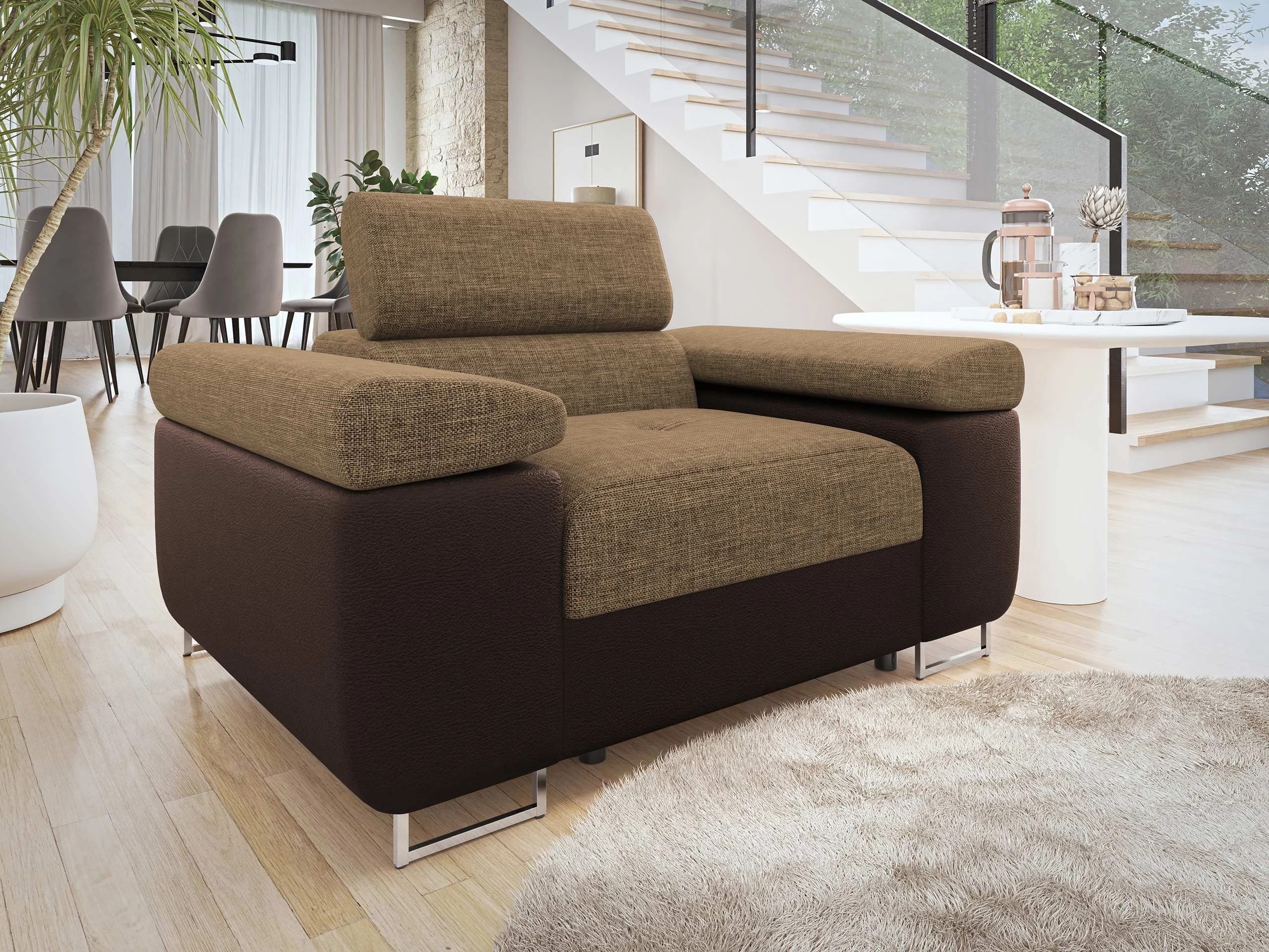 Πολυθρόνα Comfivo Vinetum (Soft 066 + Lux 03)